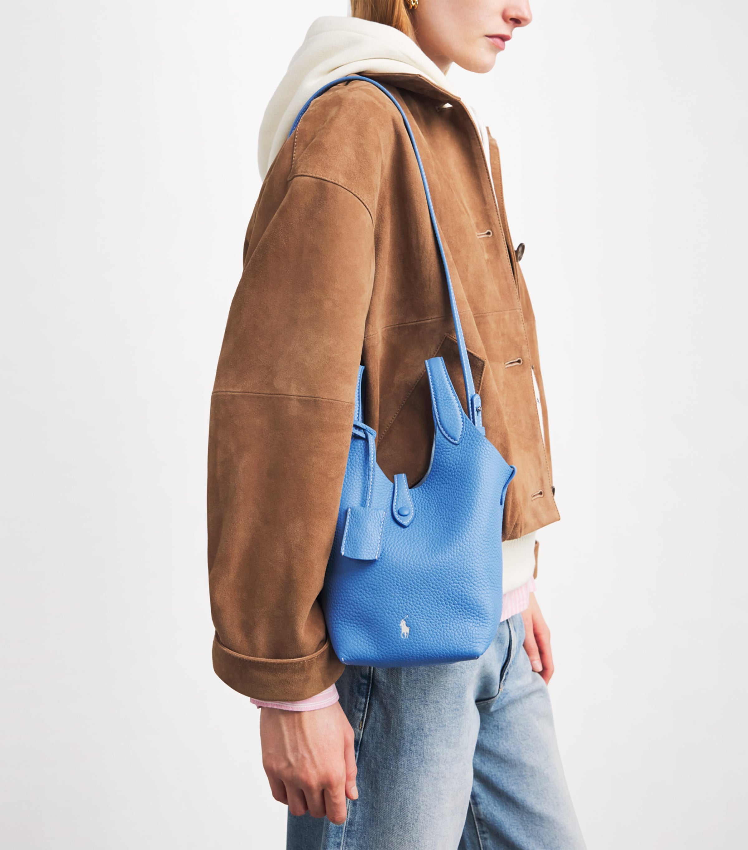 Mini Leather Polo Play Cross-Body Bag BABY BLUE Image 2