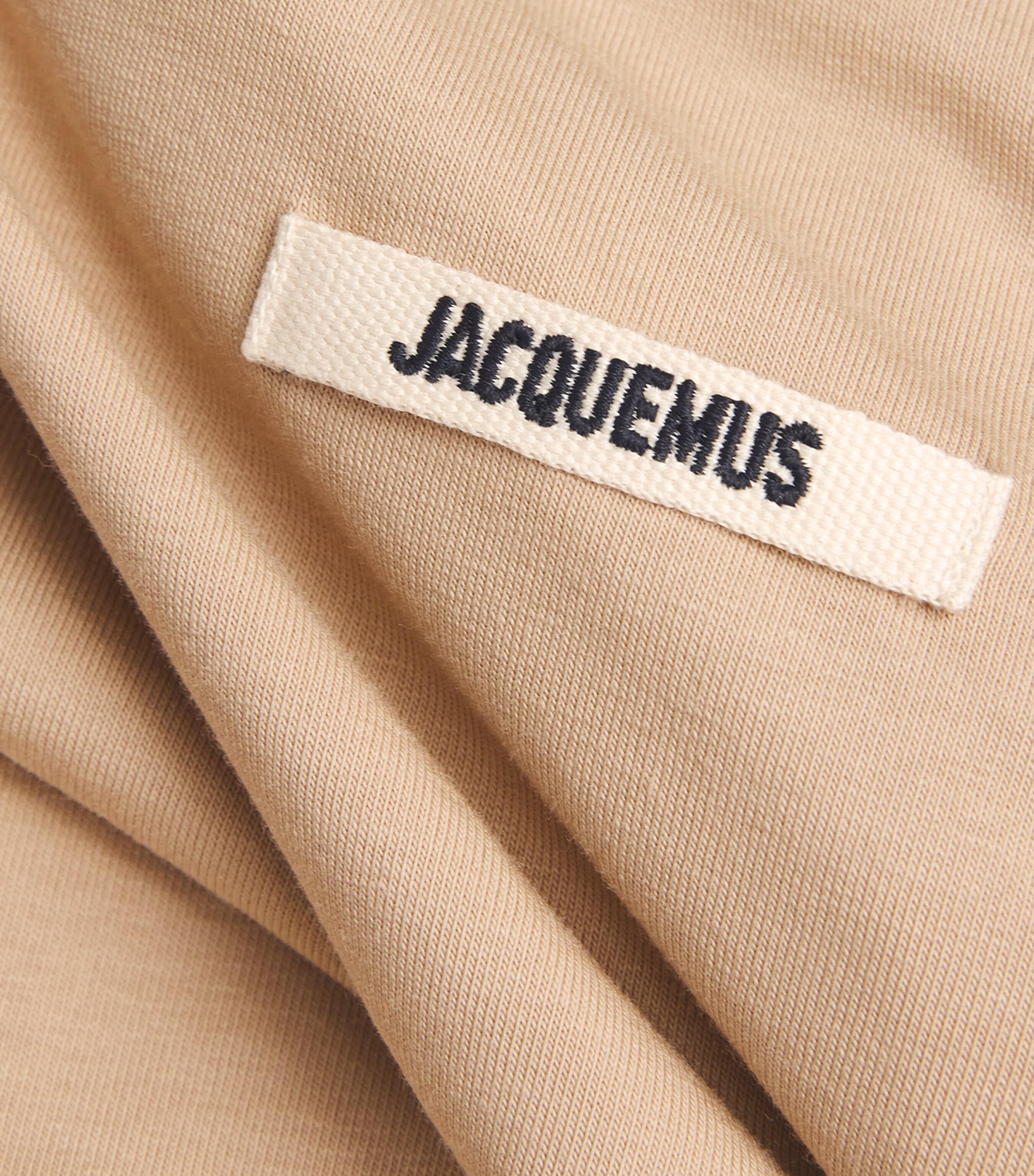 Stretch-Cotton Grosgrain Logo T-Shirt BEIGE 2151 Image 5