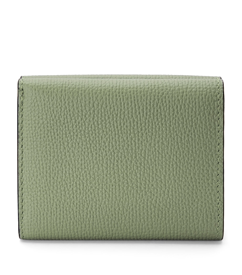 LOEWE Leather Anagram Trifold Wallet Rosemary Image 3