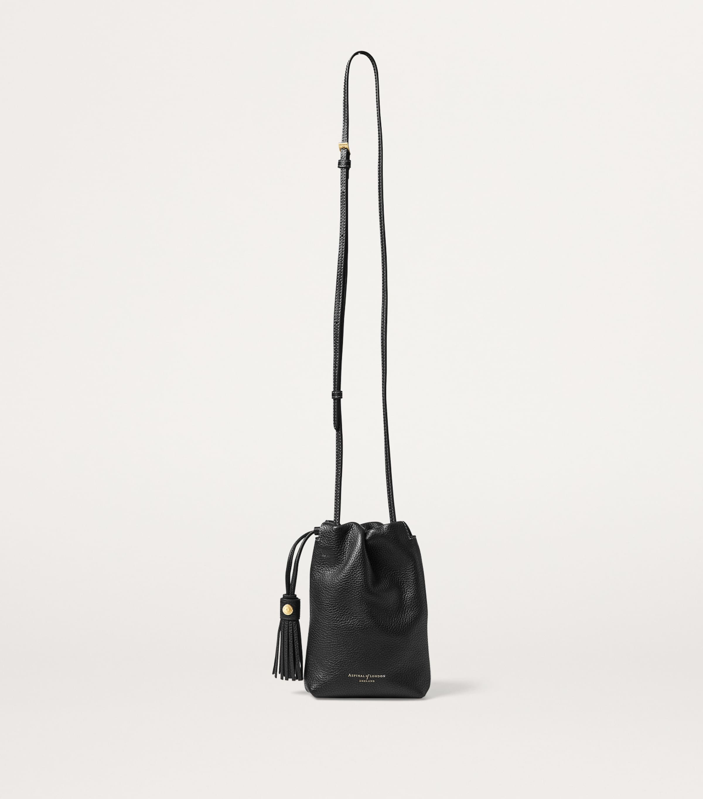 Leather Hudson Cross-Body Bag BLACK Image 2