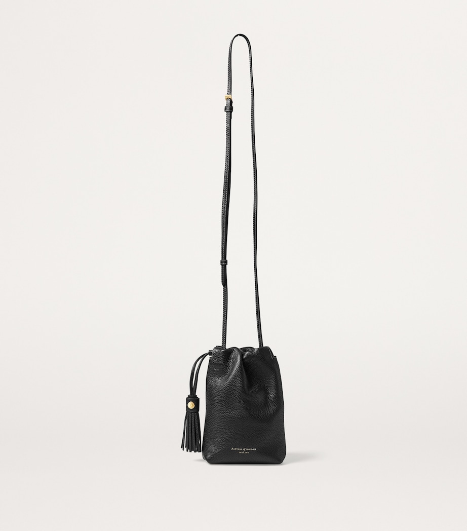 Leather Hudson Cross-Body Bag BLACK Image 2