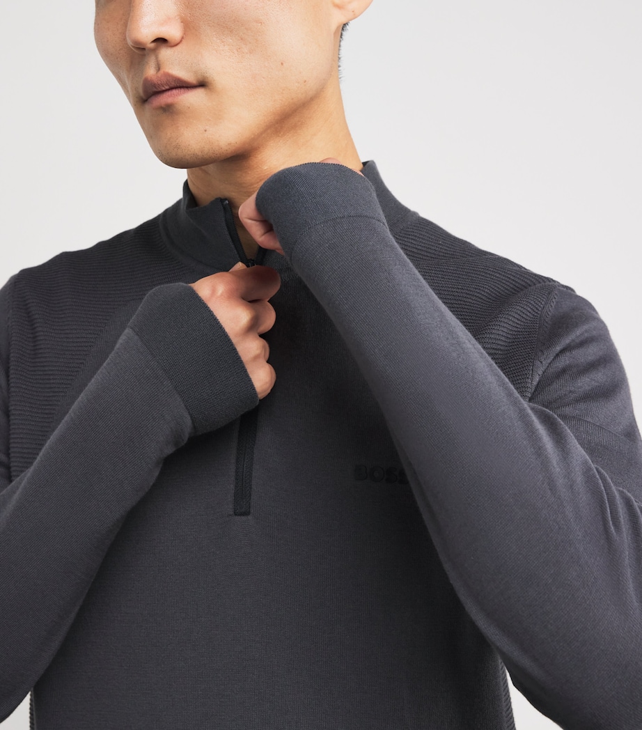 Momentum Lite Quarter-Zip Sweatshirt 027DARK GREY Image 6