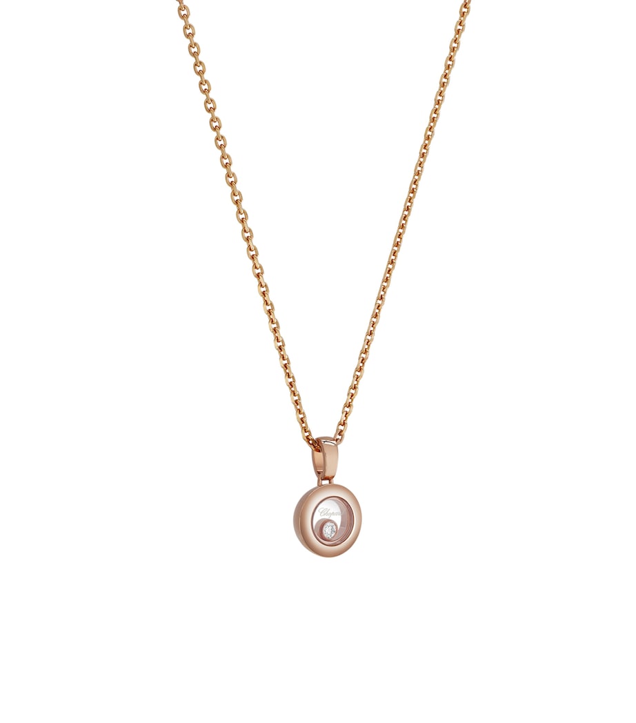 Rose Gold And Diamond Happy Diamonds Icons Pendant 18K ROSE GOLD Image 2