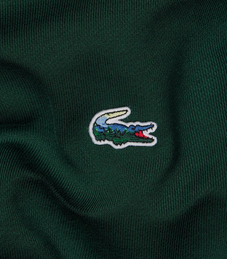 Cotton Logo Sweatshirt GREEN Image 5