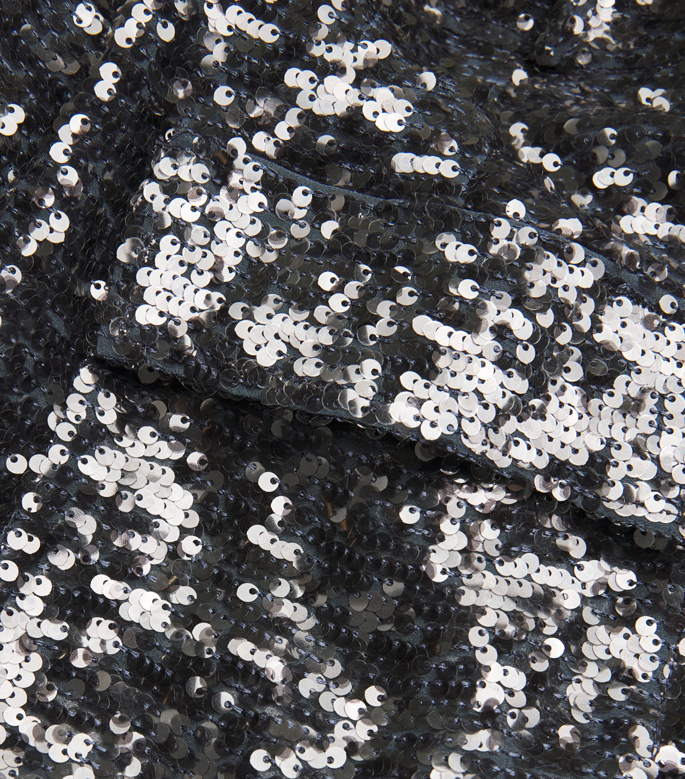 Sequin Pleated Tapered Trousers 418 MARINE Image 5