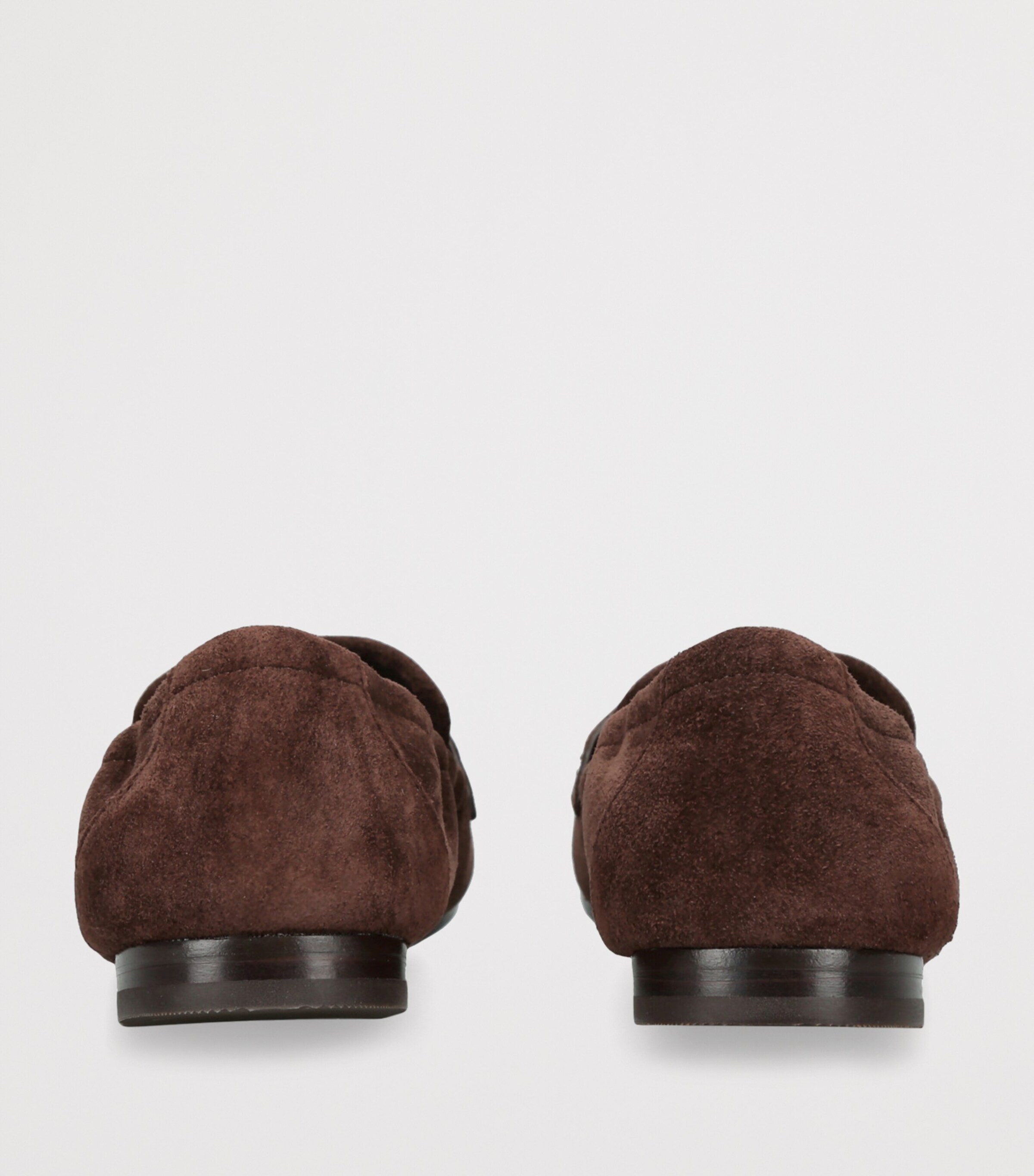 Suede Ballet Loafers BROWN Image 2