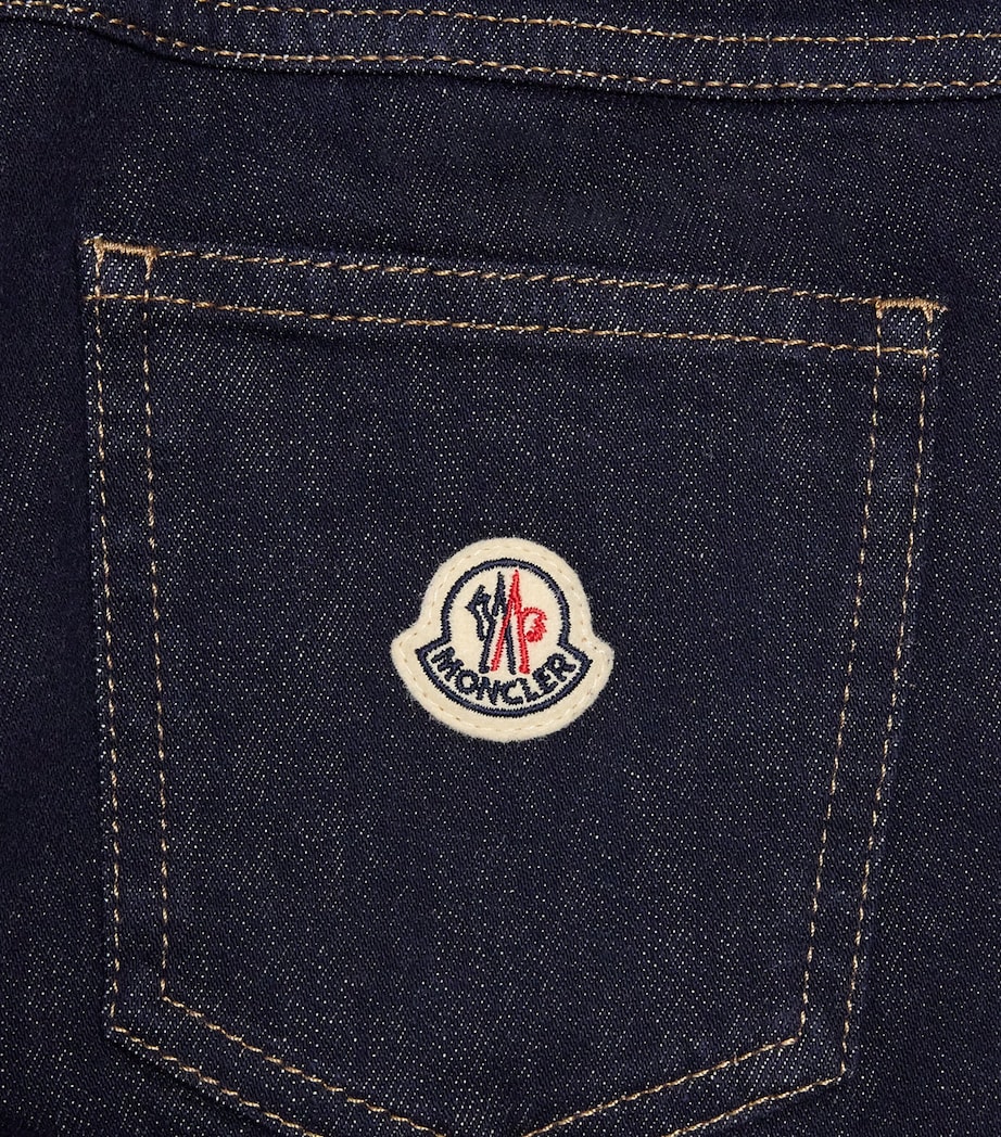 Stretch-Cotton Logo Jeans (8-10 Years) 791 Image 3
