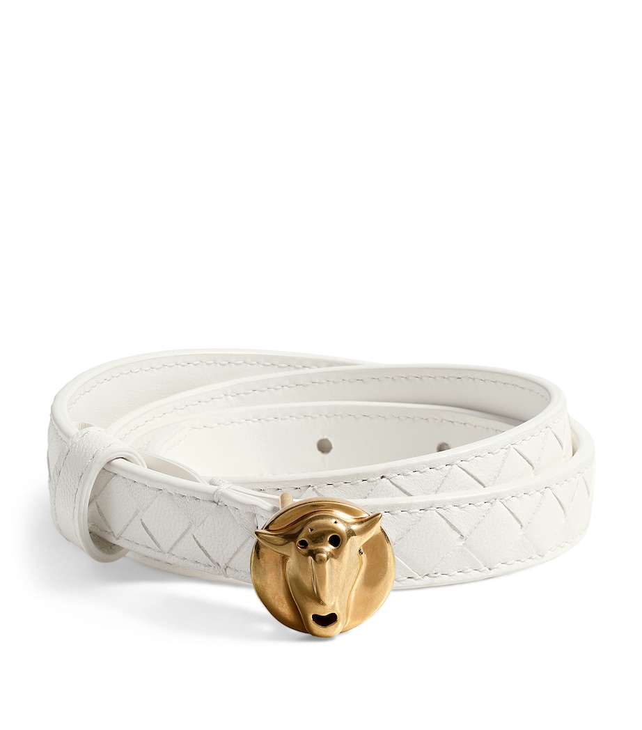 Bottega Veneta Nappa Leather Faces Belt Image 1