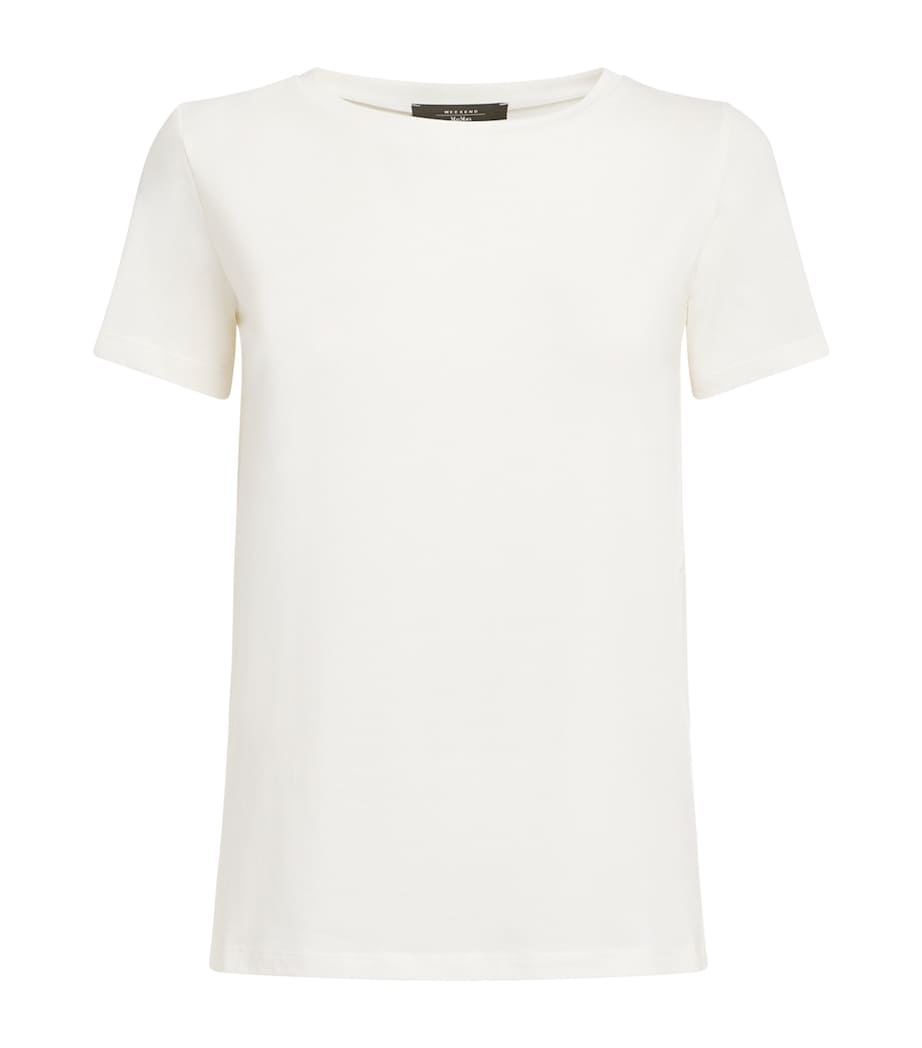 Cotton-Blend T-Shirt WHITE Image 1