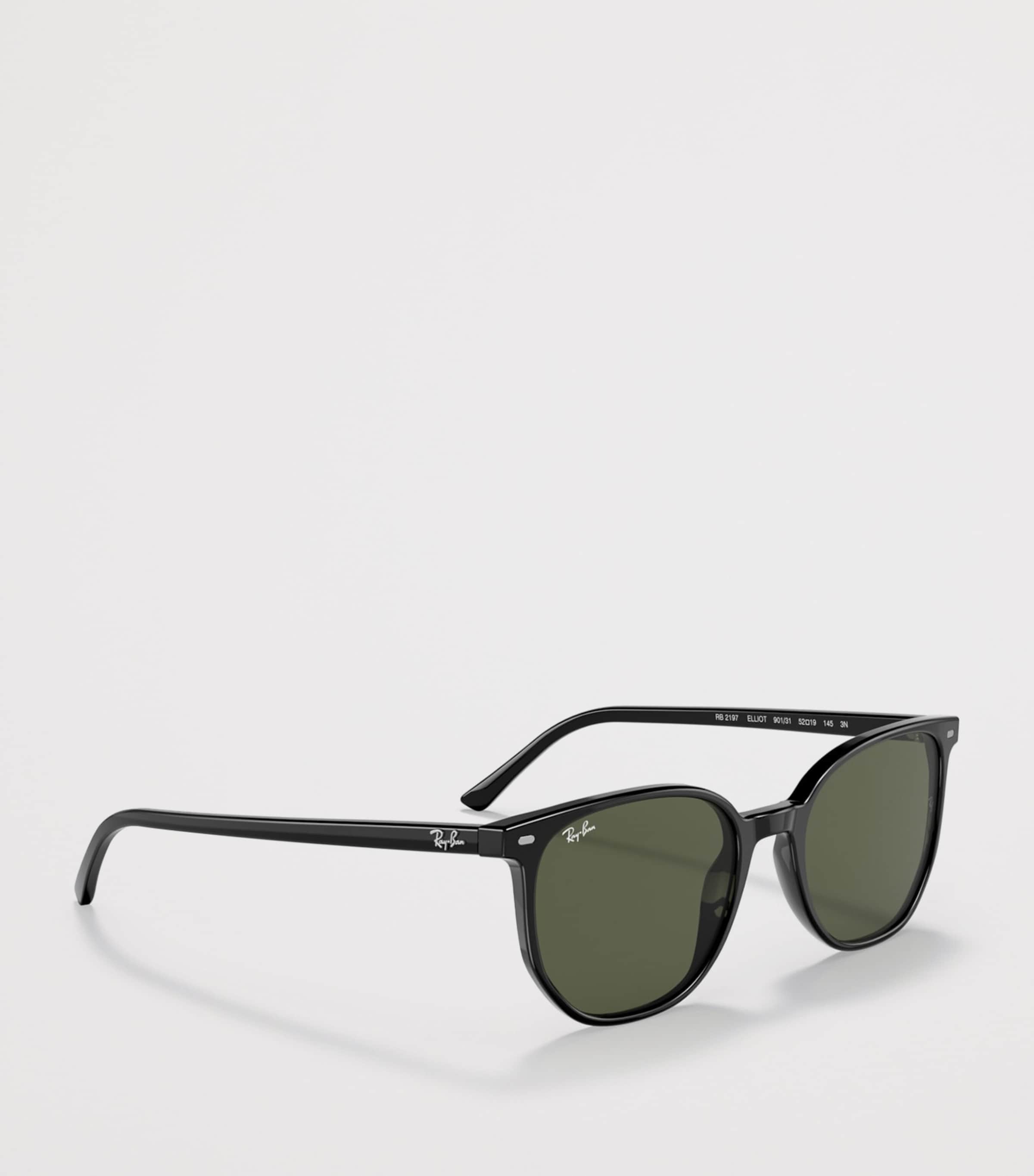 Ray-Ban Elliot Square Sunglasses Black Image 6