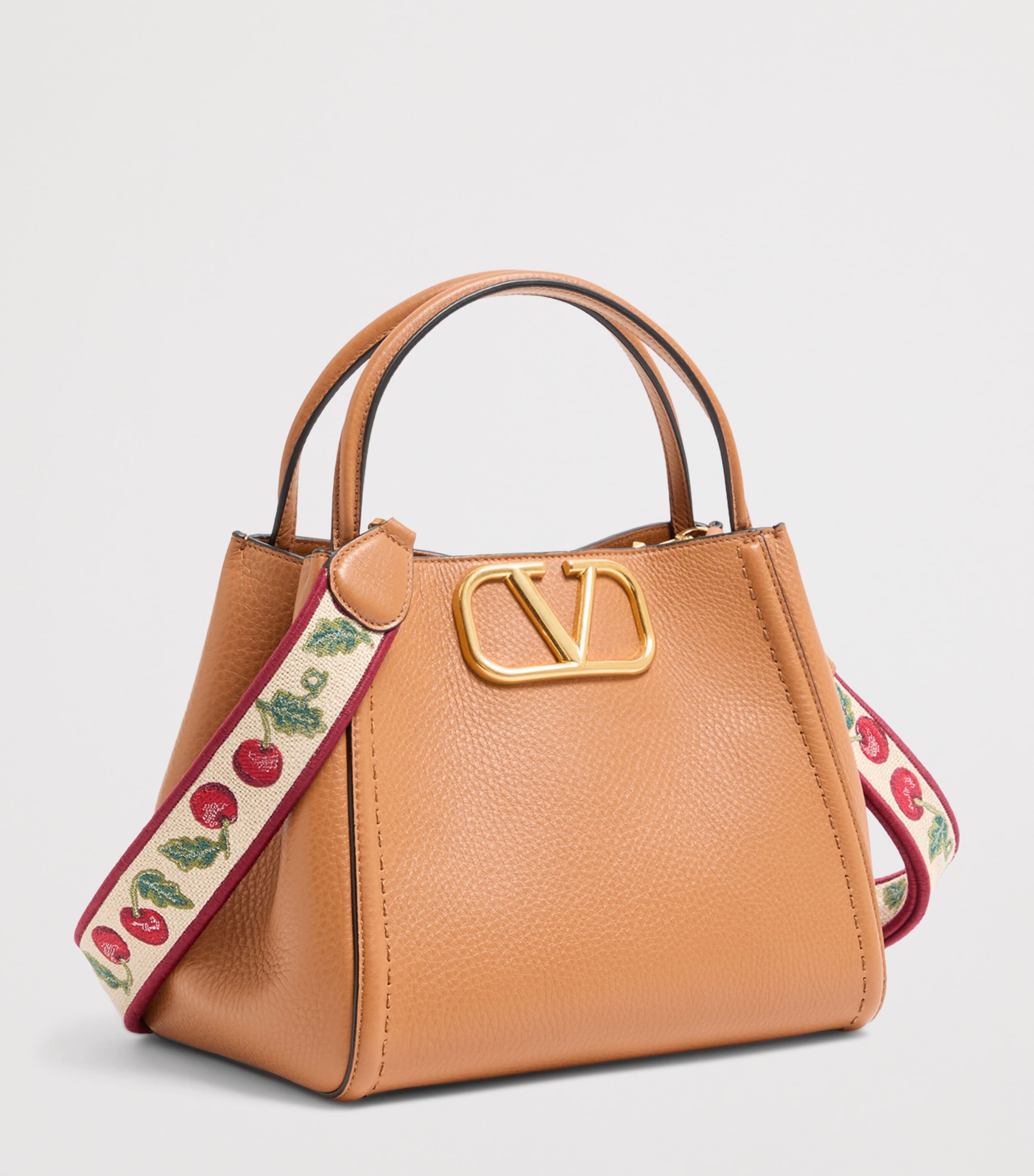 Medium Leather Alltime Top-Handle Bag BR9 Image 2