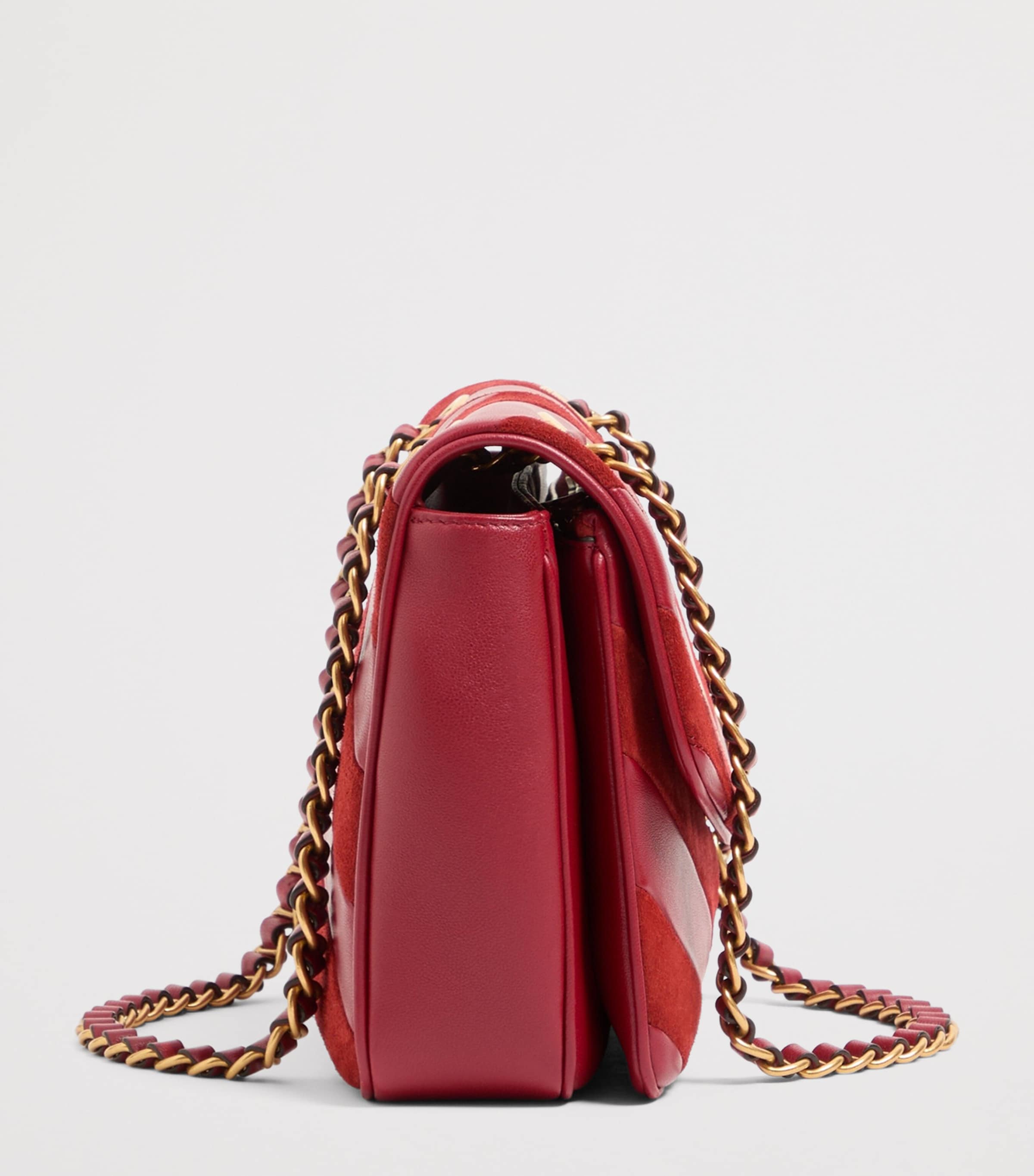 Valentino Garavani Lambskin Chevron Djuna Shoulder Bag Aqs Image 4