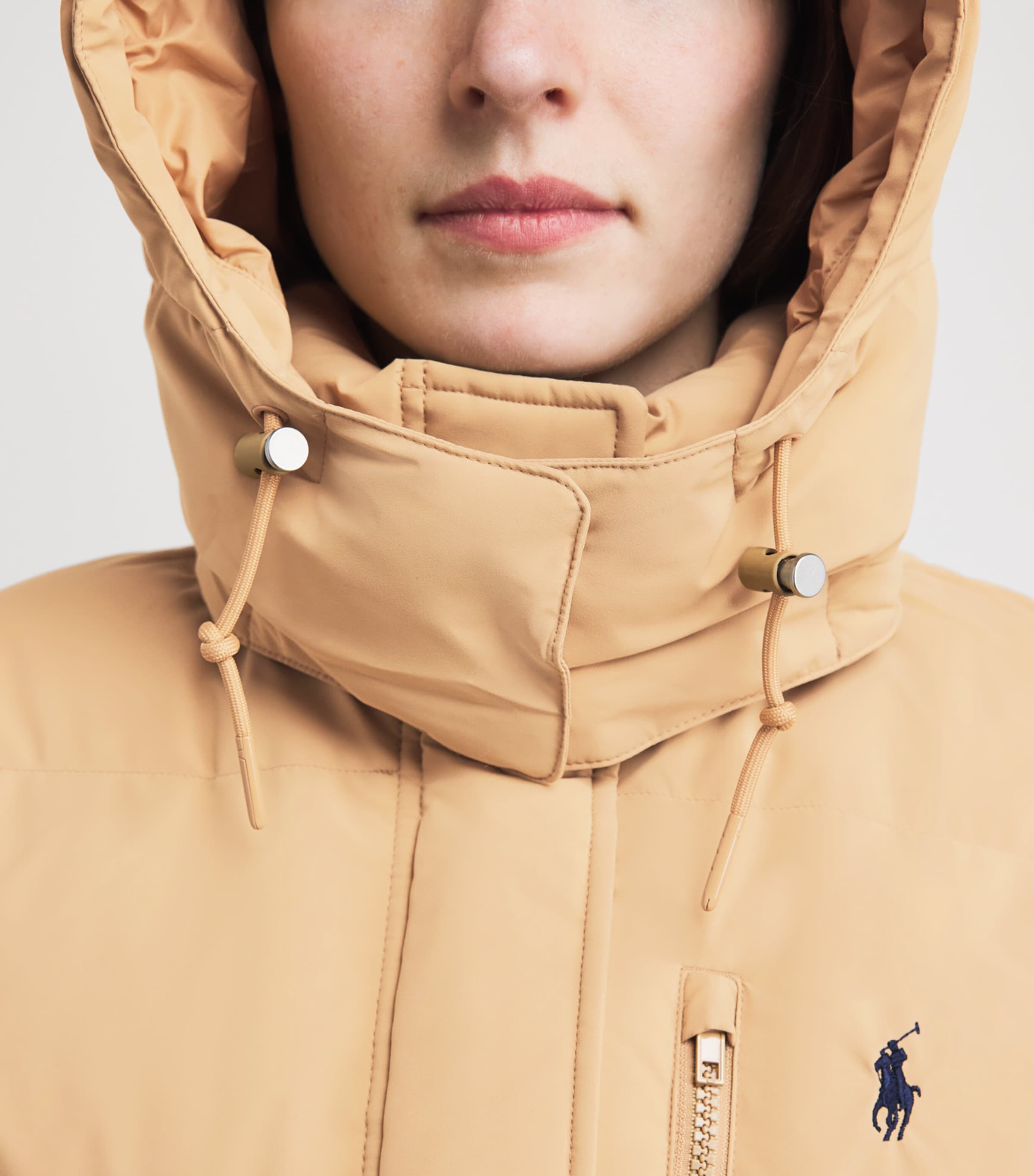 Polo Pony Down Puffer Jacket CLASSIC CAMEL Image 6