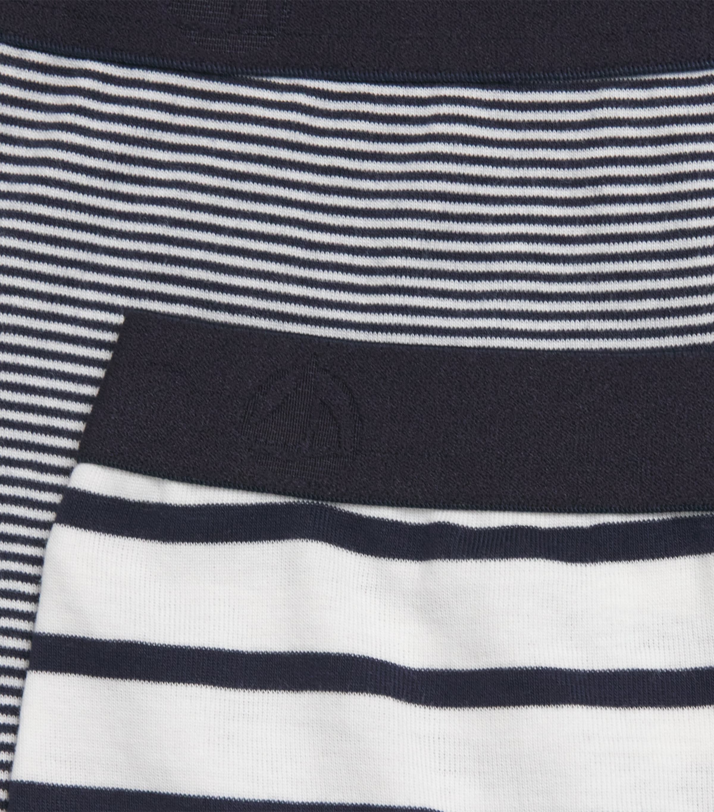 Set of 2 Cotton Stripe Boxers (4-12 Years) 00 MULTI Image 4