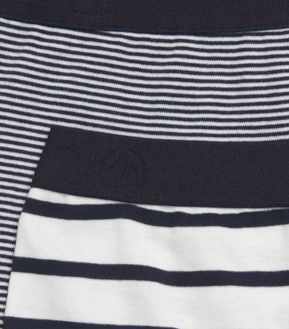 Set of 2 Cotton Stripe Boxers (4-12 Years) 00 MULTI Image 4