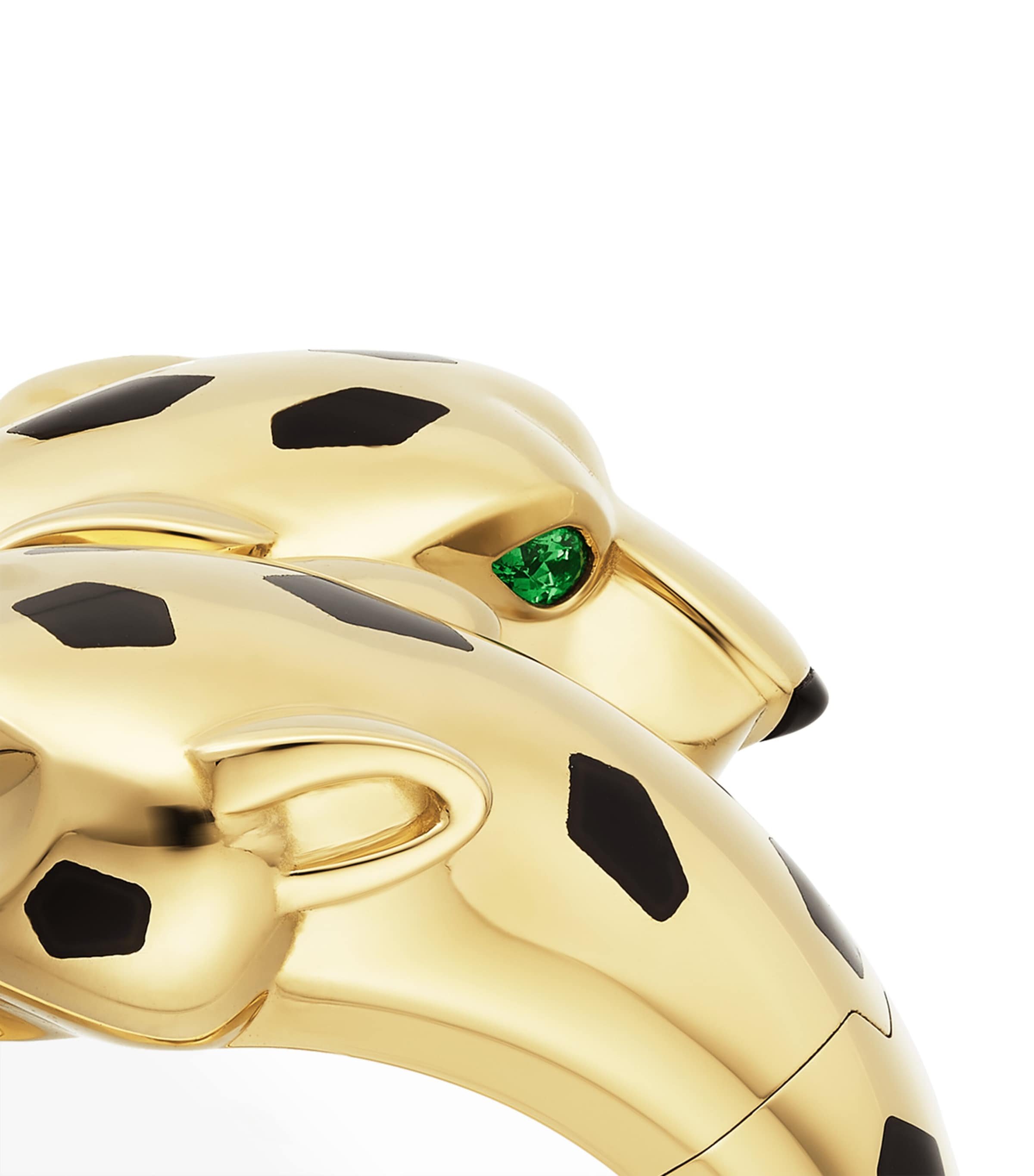 Yellow Gold, Tsavorite Garnet and Onyx Panthère de Cartier Ring YELLOW GOLD Image 6