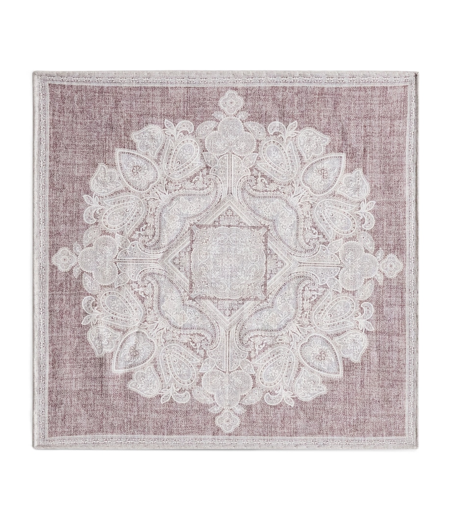 Cotton-Wool Printed Pocket Square MIRTILLO E SABBIA Image 1