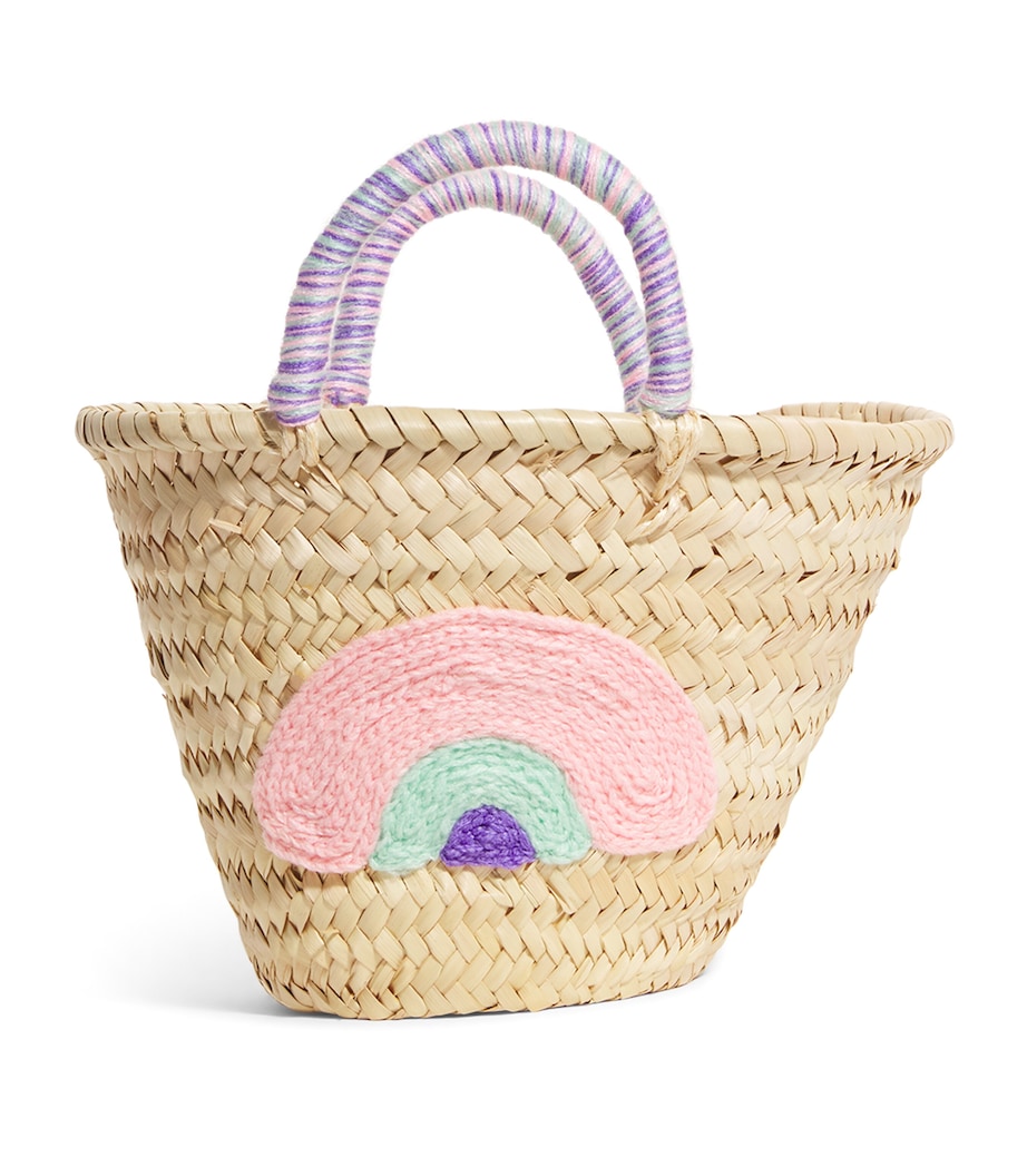 Mini Rainbow Basket Bag MULTI-COLOUR Image 1
