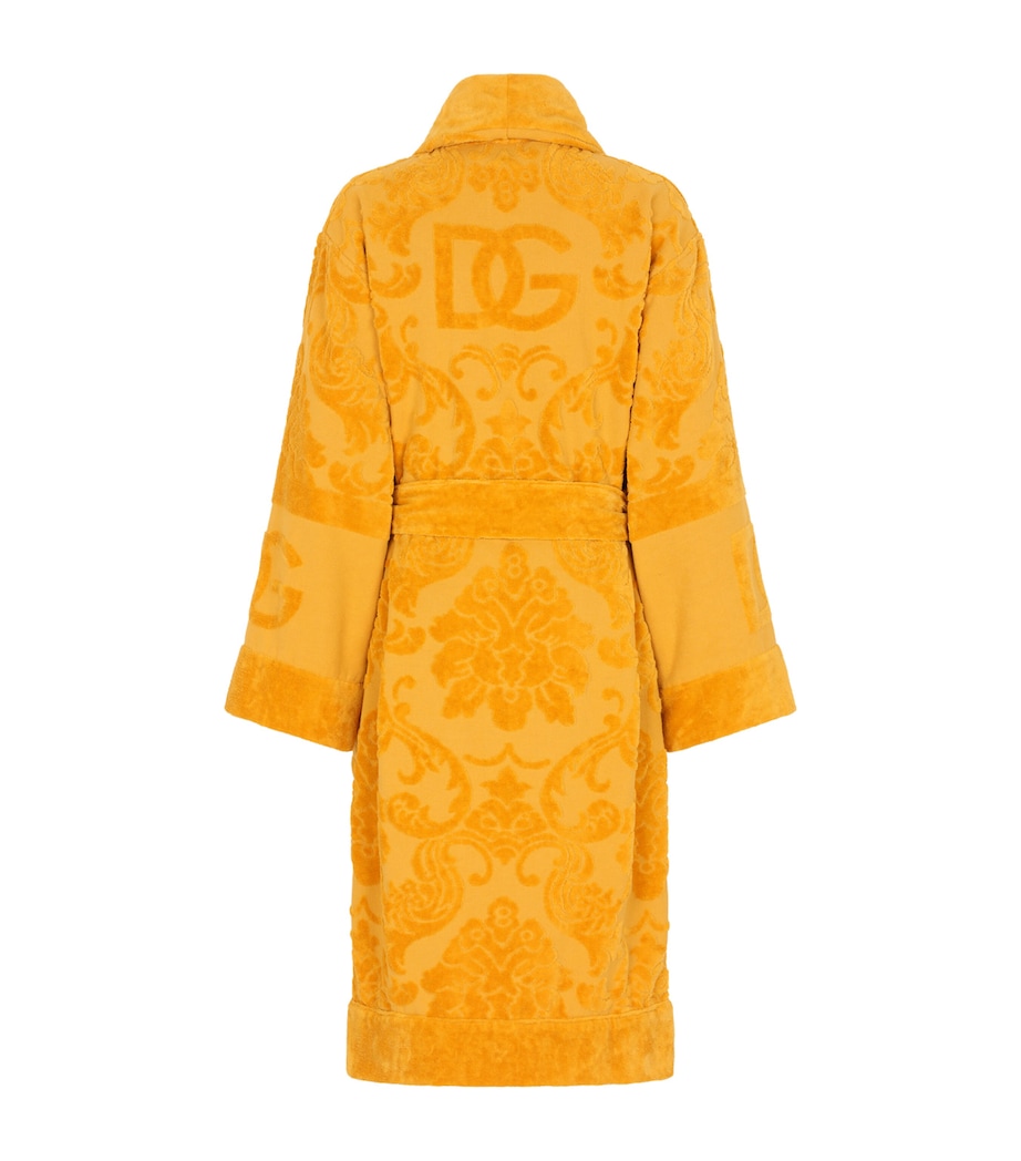 Terry Cotton DG Logo Robe U0001 ORO Image 2