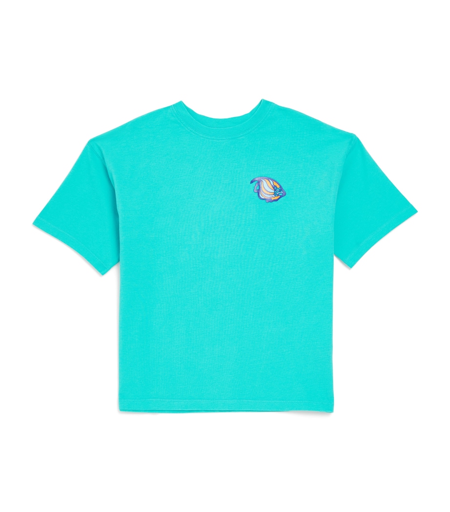 Cotton Fish T-Shirt (2-14 Years) 431 VERT DISCO Image 1