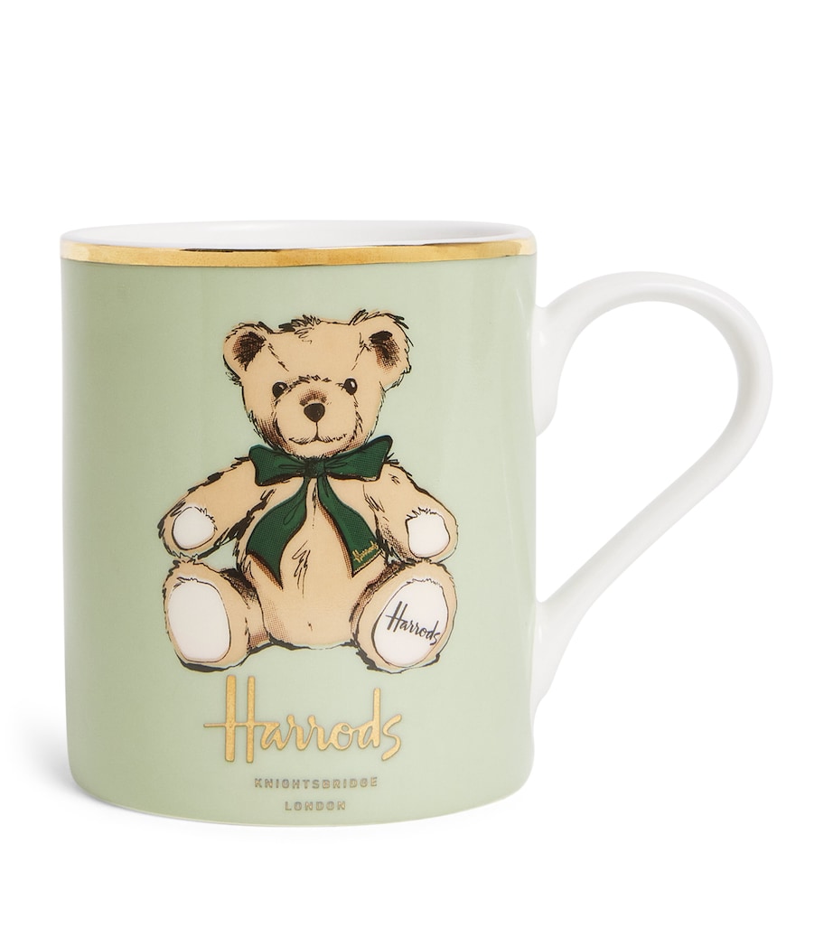 Harrods Henry Bear Mug Green Image 1