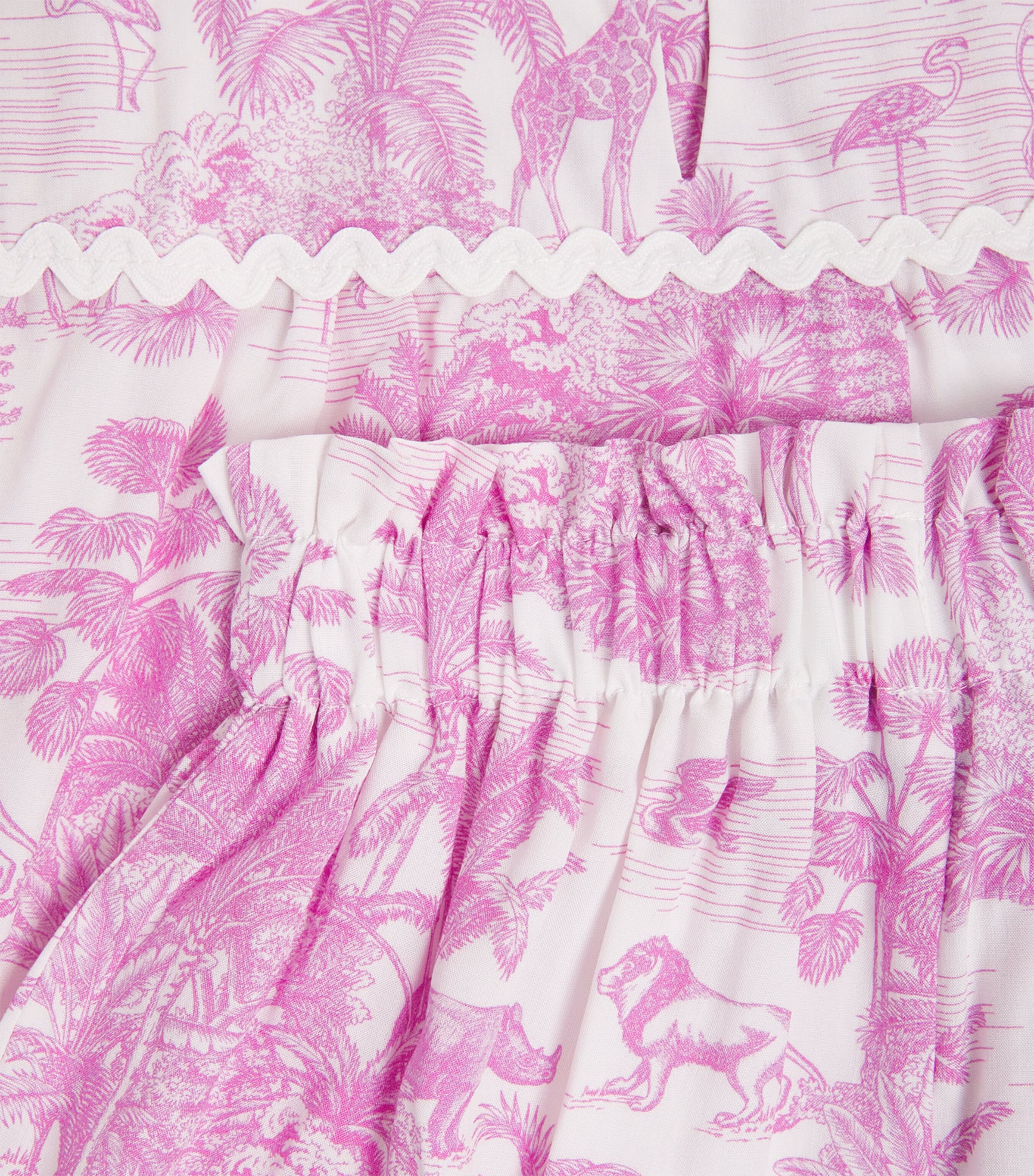 Jungle Print Top and Shorts Set (2-12 Years) JUNGLE LILLAC Image 4