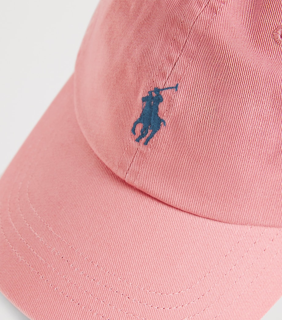 Polo Pony Baseball Cap PINK Image 4