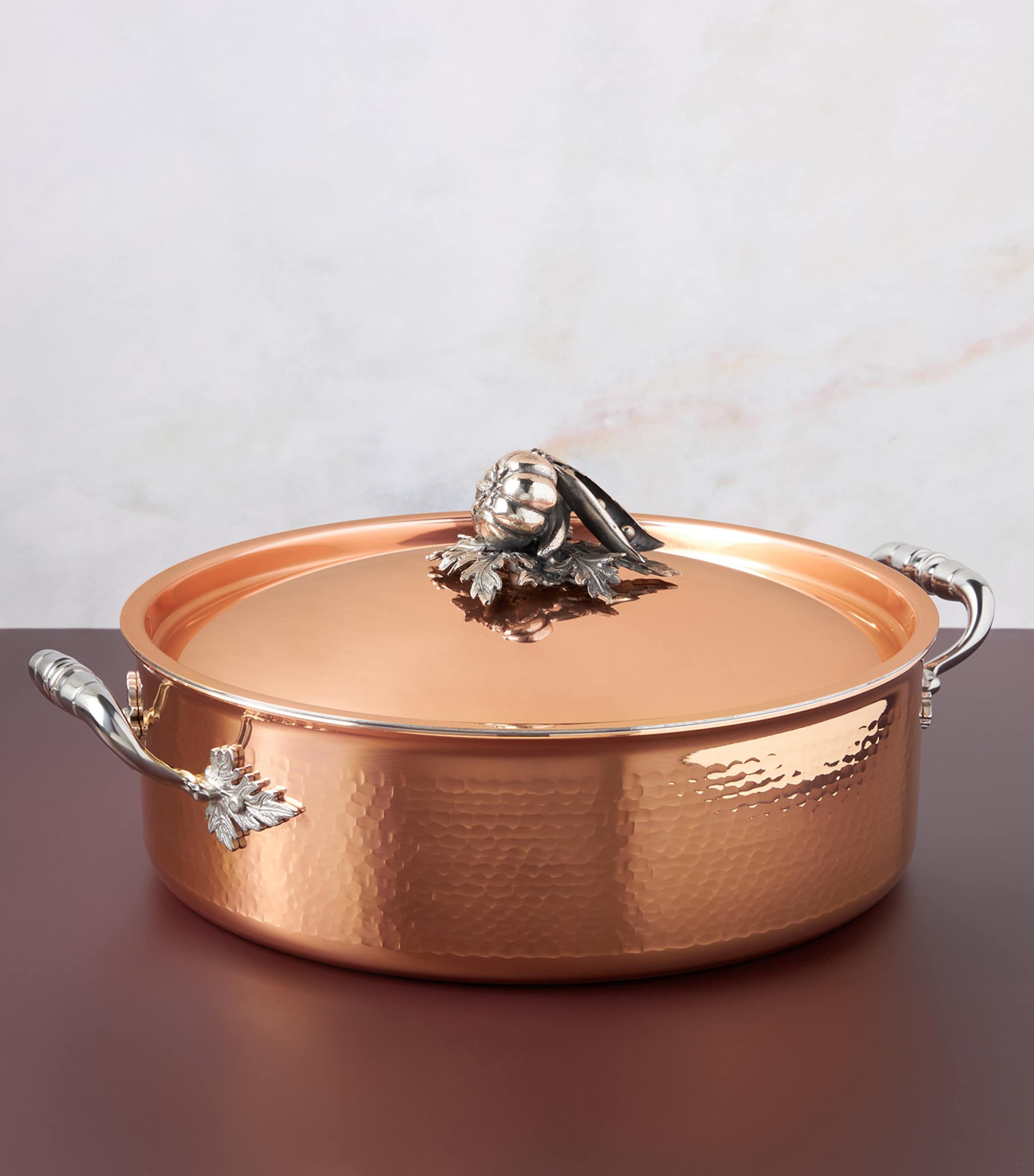 Ruffoni Copper Opus Cupra Braiser with Lid (30cm) Copper Image 2