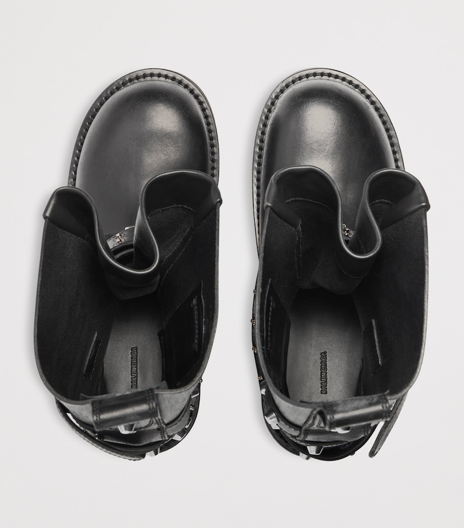 Balenciaga Calfskin Venom Biker Boots 20 Image 5