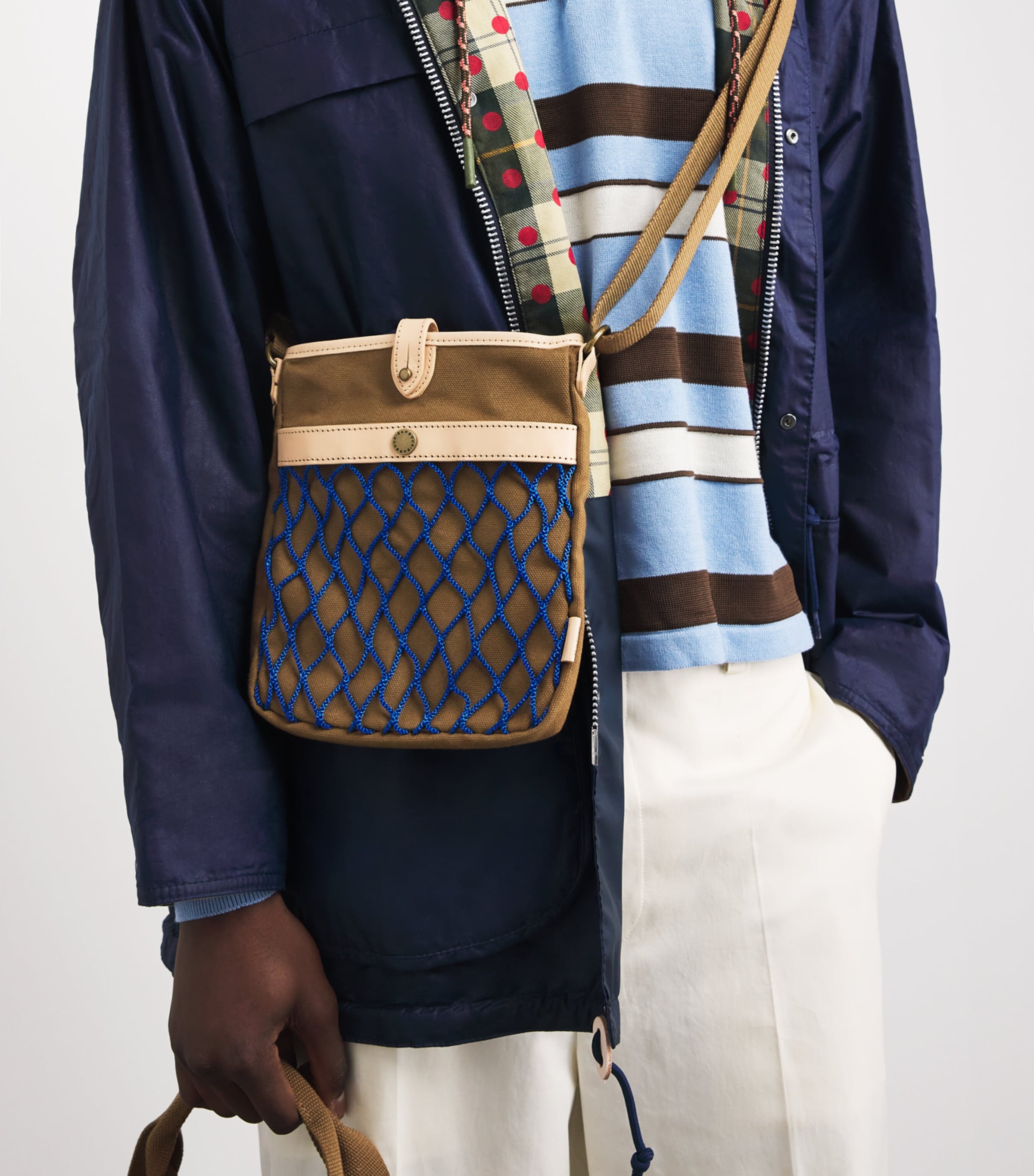 Barbour x Paul Smith Loves Barbour Cross-Body Bag Dark Image 2