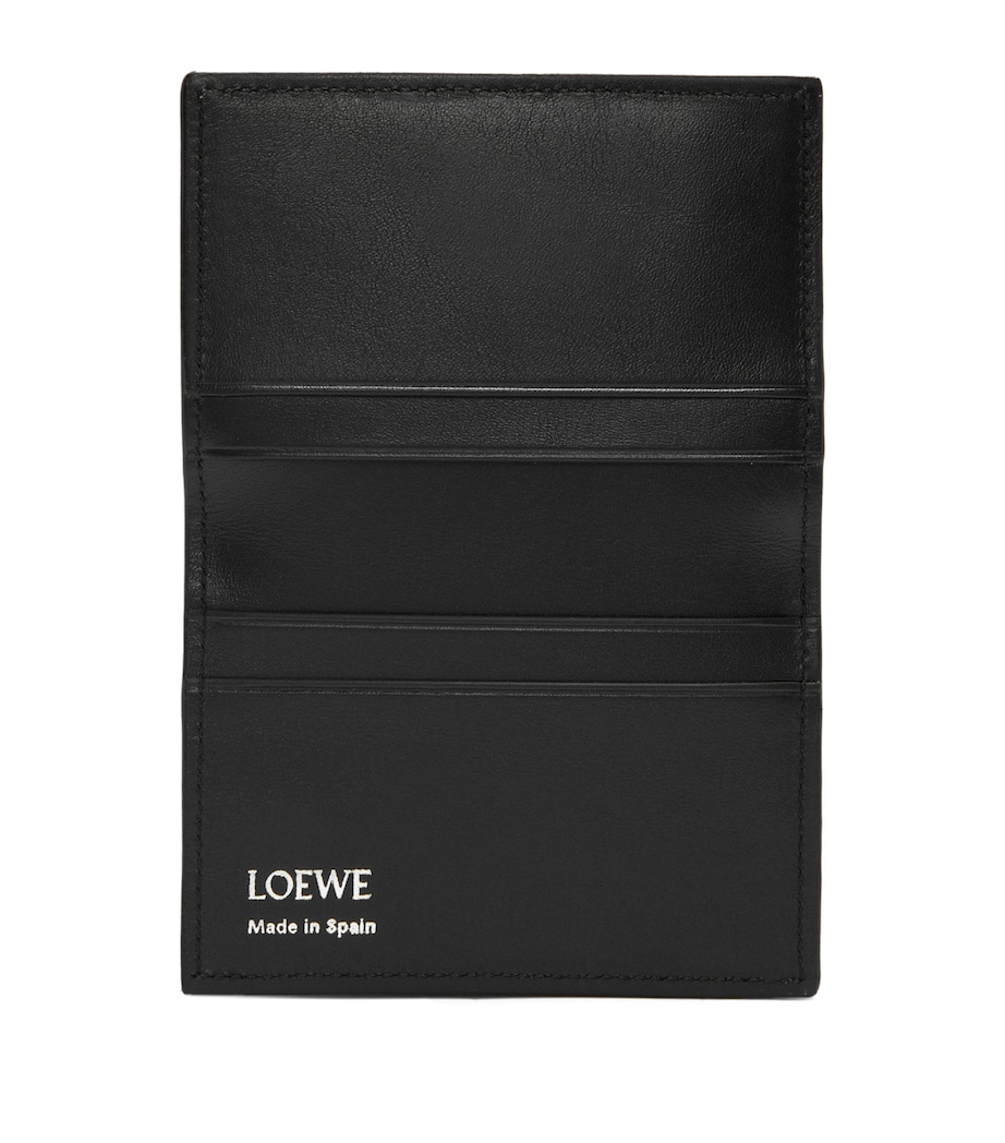 LOEWE Leather Bi-Fold Card Holder Deep Navy/black Image 4