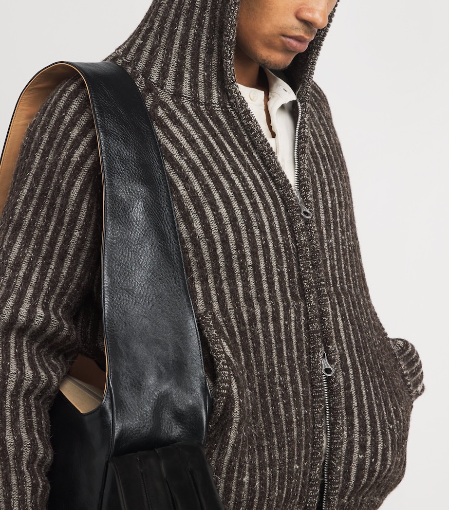 Wool Level Hood Hoodie VANISE BROWN Image 6