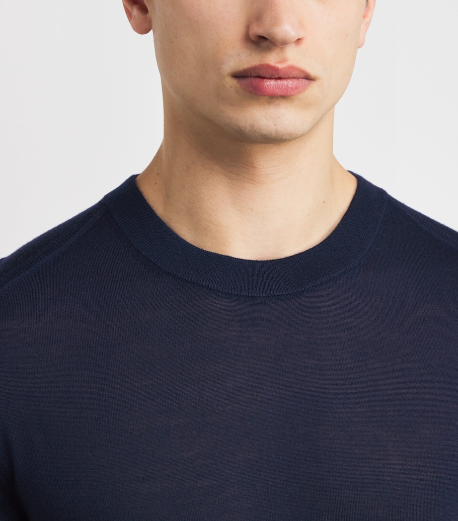 Merino Wool Sweater NAVY - 49 Image 6