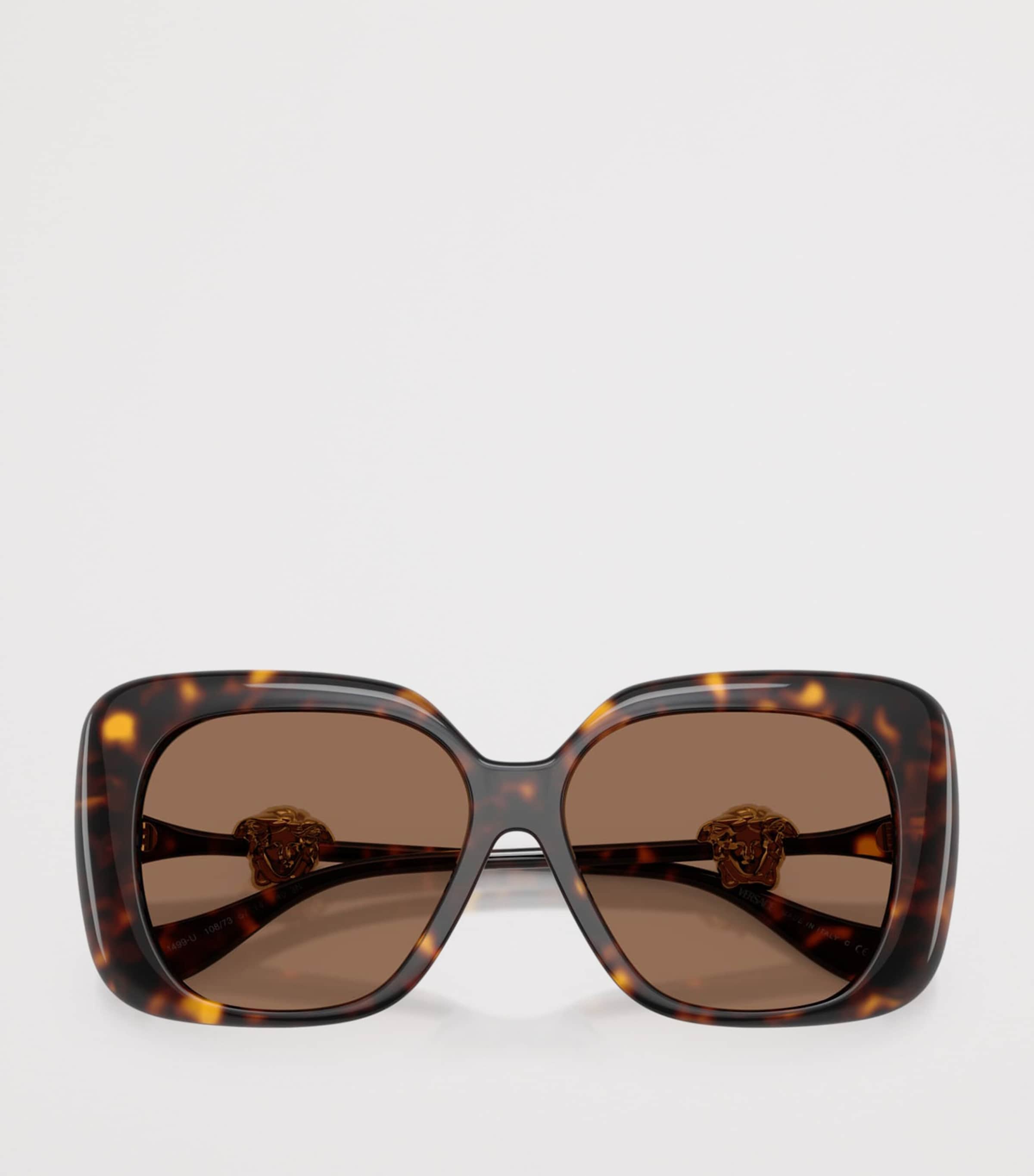 Injected VE4499U Square Sunglasses 108/73 Image 5