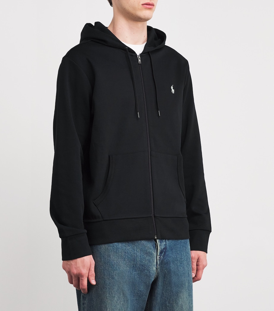 Polo Pony Zip-Up Hoodie POLO BLACK Image 3