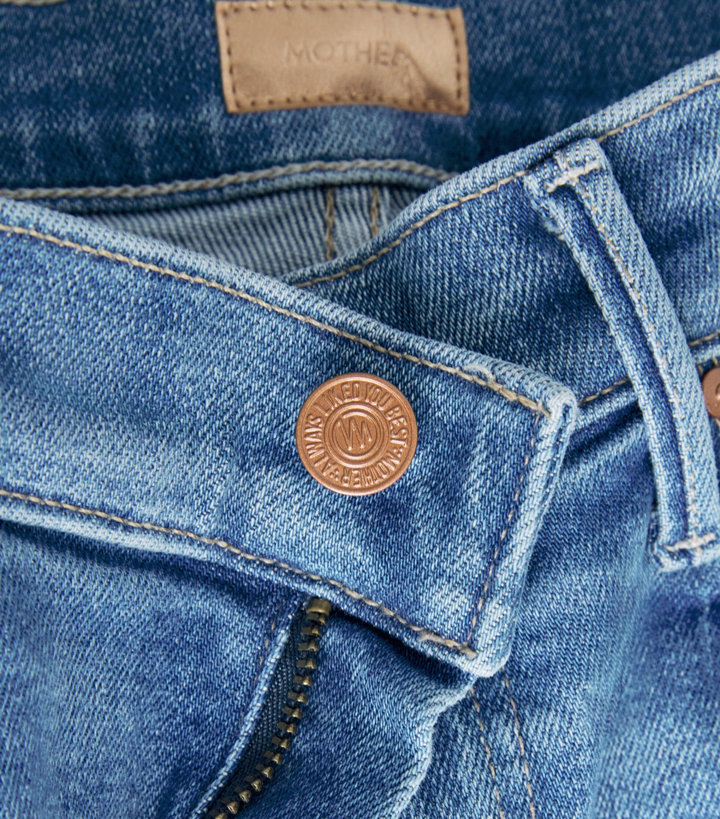MOTHER Womens The Weekender Flared Jeans Piece By Piece Image 6