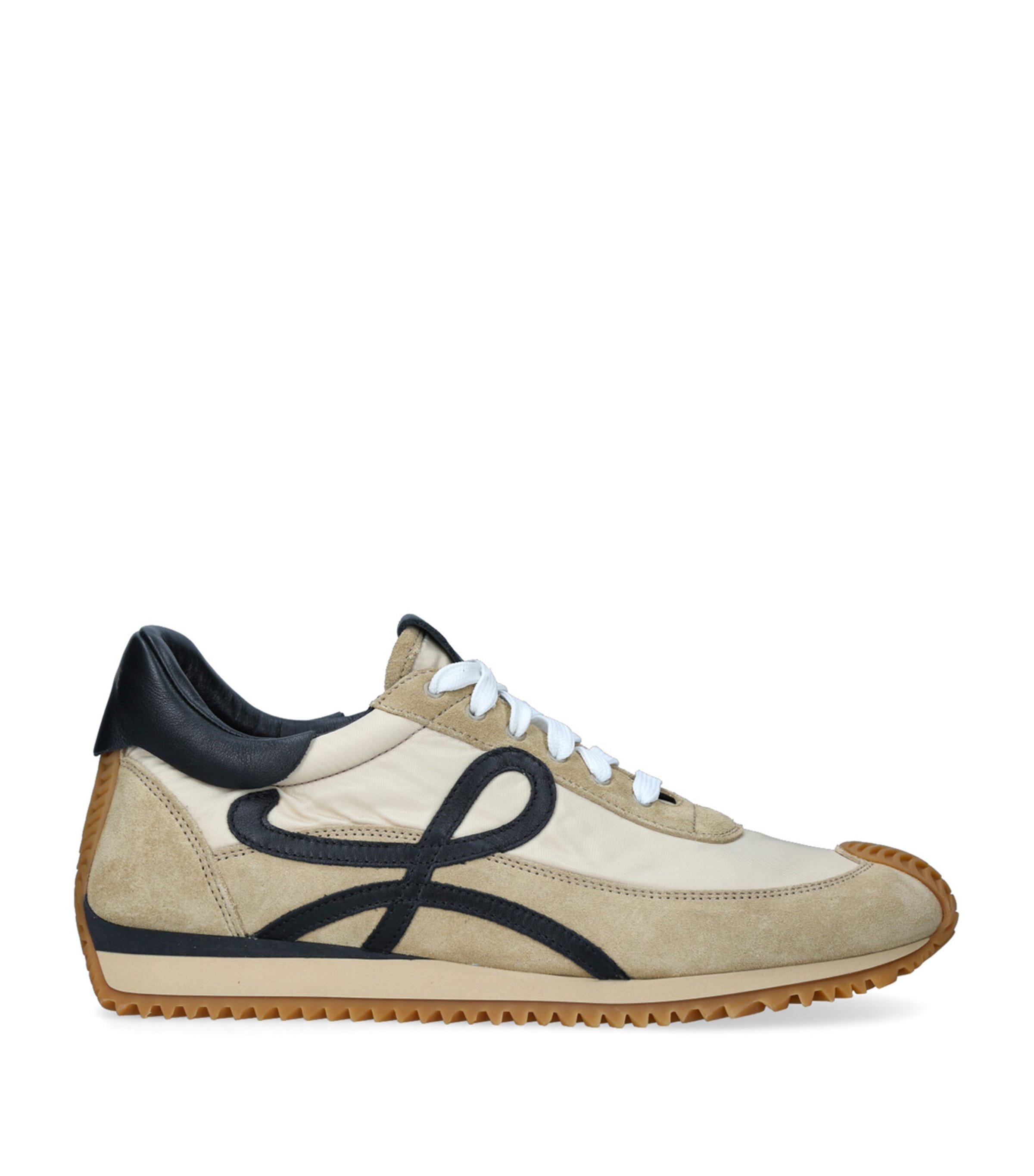 LOEWE Mens Flow Runner Sneakers Beige Comb Image 3