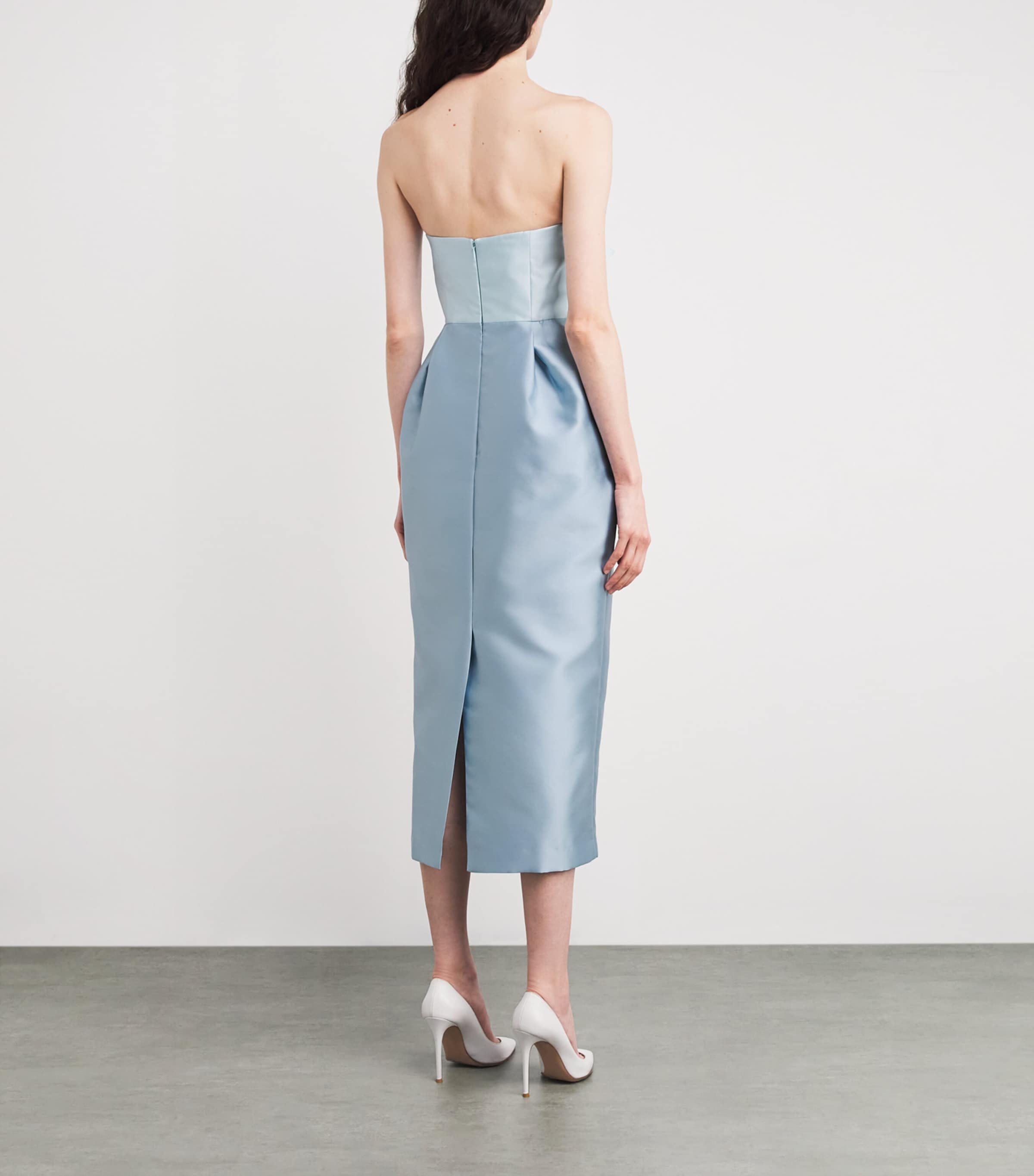 Embellished Monica Midi Dress MINT/BABY BLUE Image 3