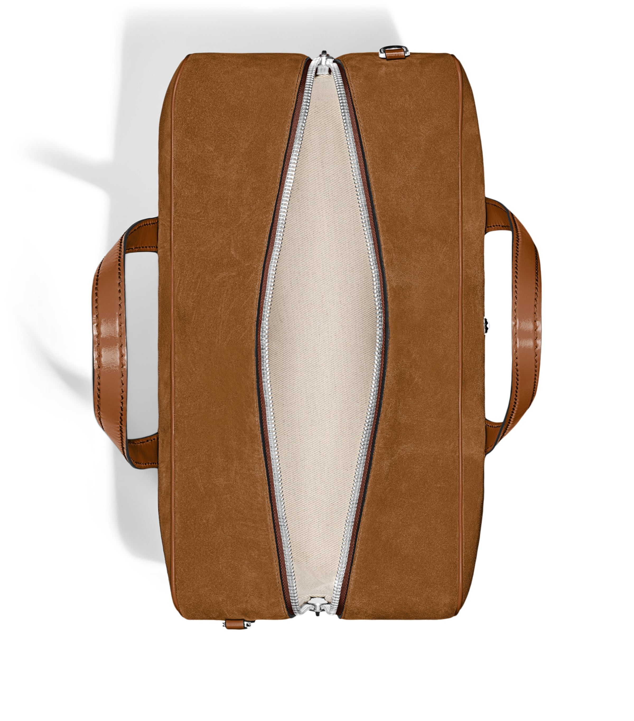 Montblanc Suede Weekender 45 Holdall Caramel Image 4