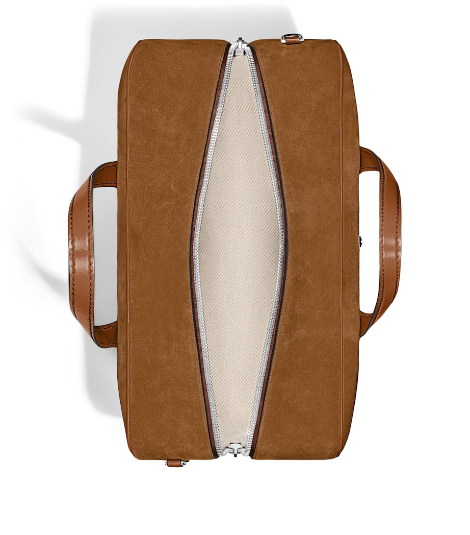 Montblanc Suede Weekender 45 Holdall Caramel Image 4