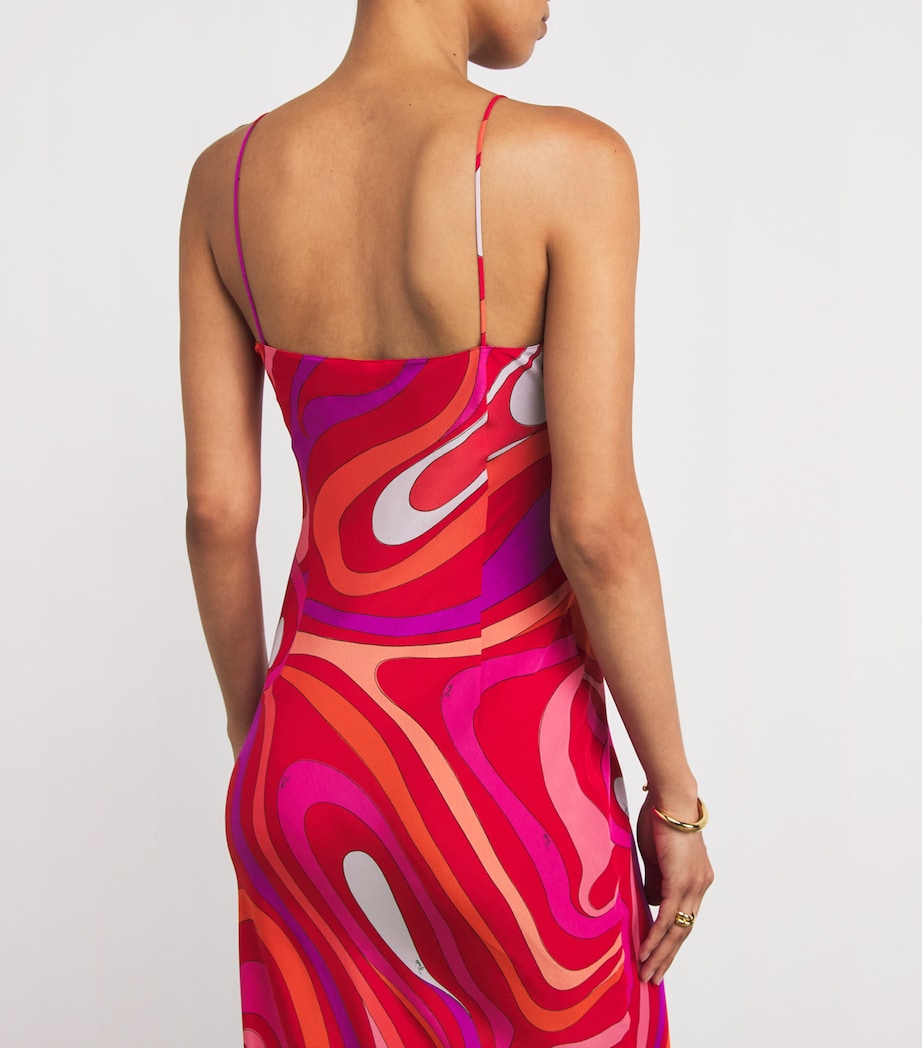 PUCCI Multi Silk Marmo Print Maxi Dress | Harrods US PUCCI Multi Silk Marmo Print Maxi Dress | Harrods US