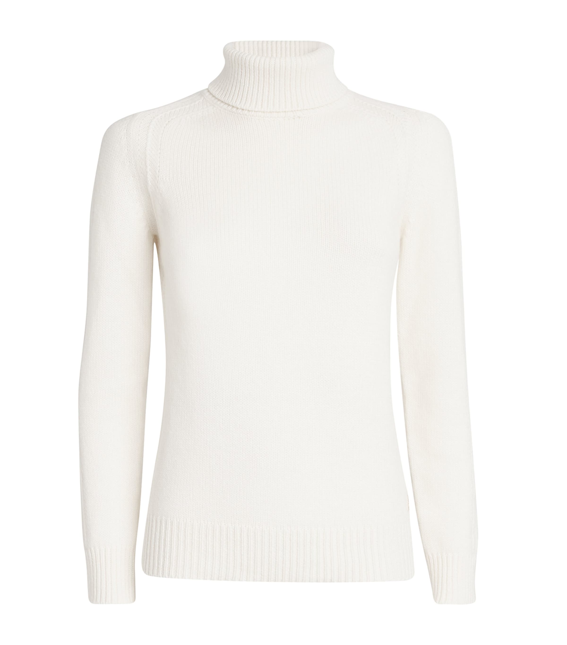 Colombo Kid Cashmere Rollneck Sweater In Ivory