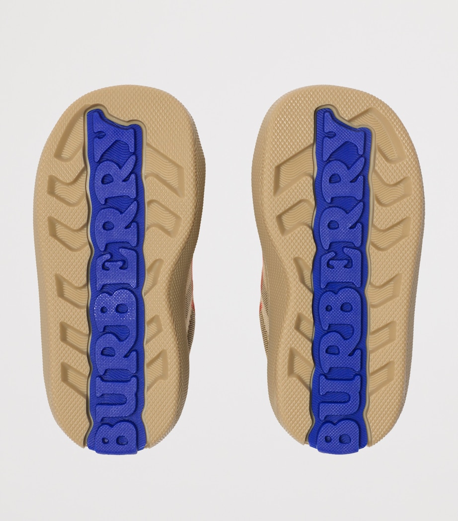 Cotton Check Sneakers SAND IP CHECK Image 5