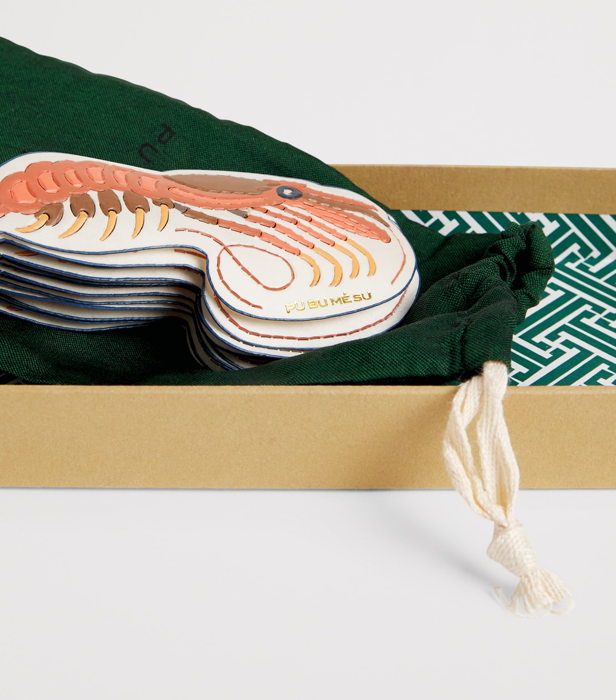 Large Shrimp Fan RED Image 3