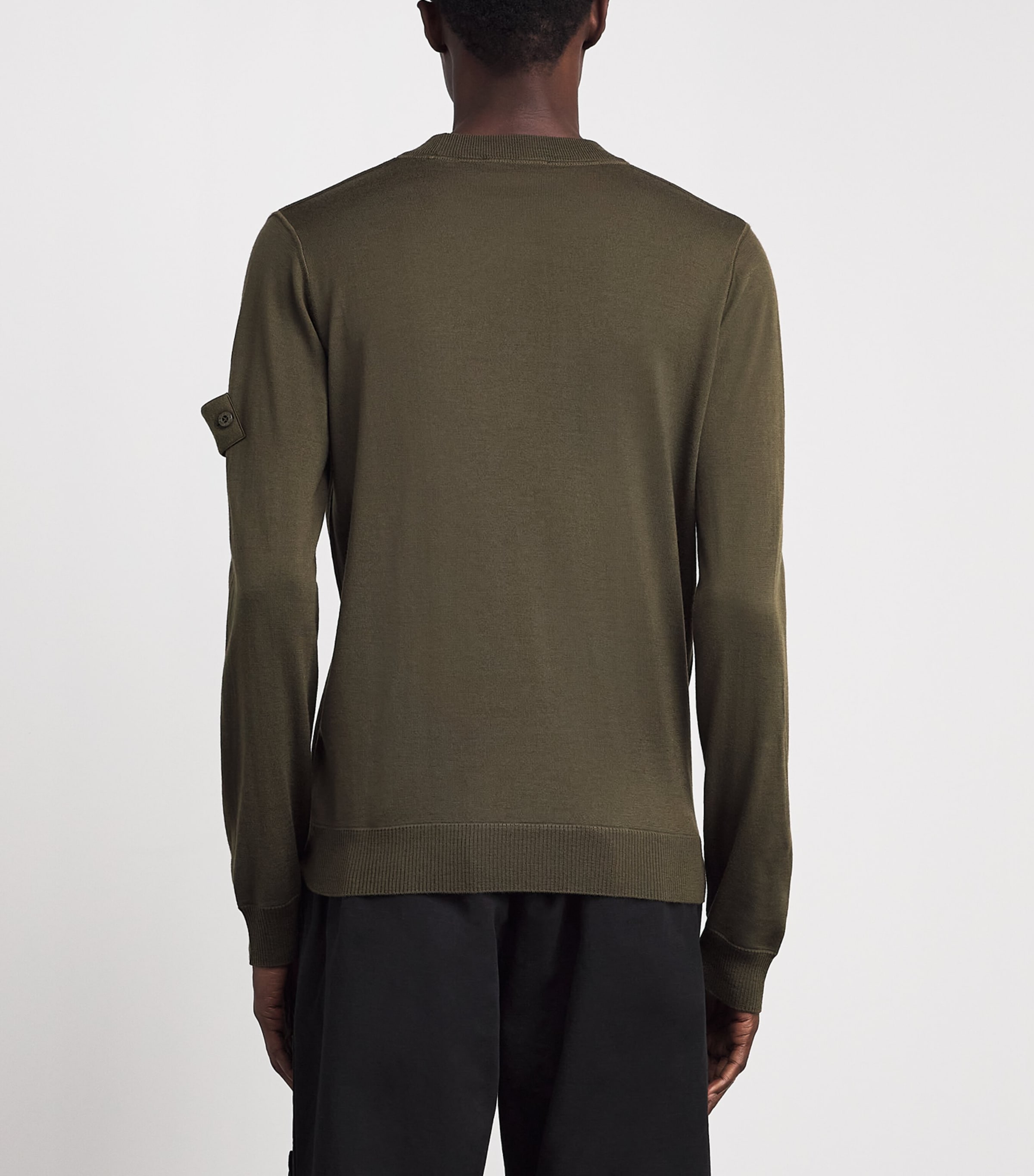 Stone Island Mens Virgin Wool Ghost Sweater Image 5