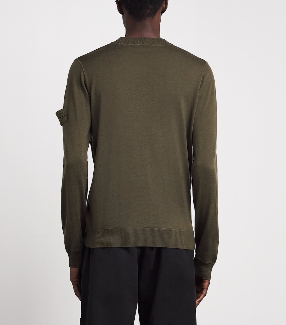 Stone Island Mens Virgin Wool Ghost Sweater Image 5