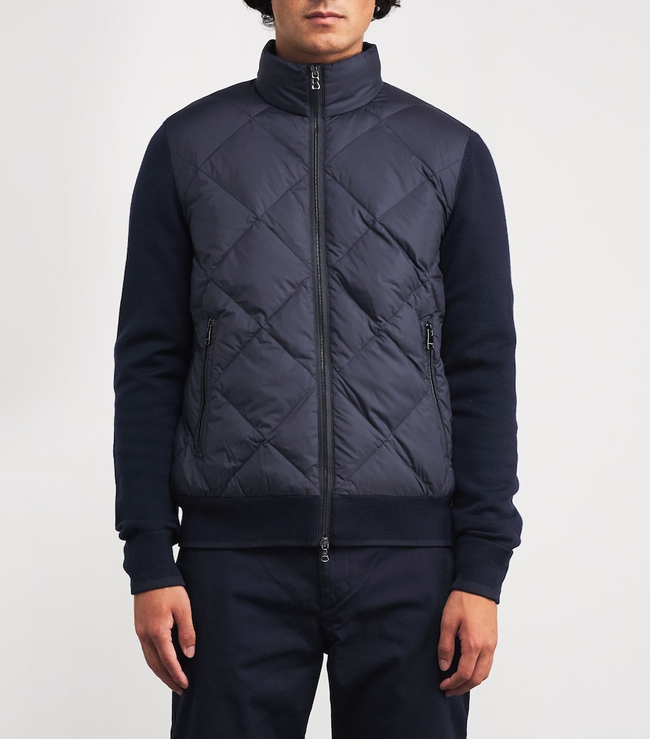 Wool-Down Zisco Hybrid Jacket 464 NAVY Image 3