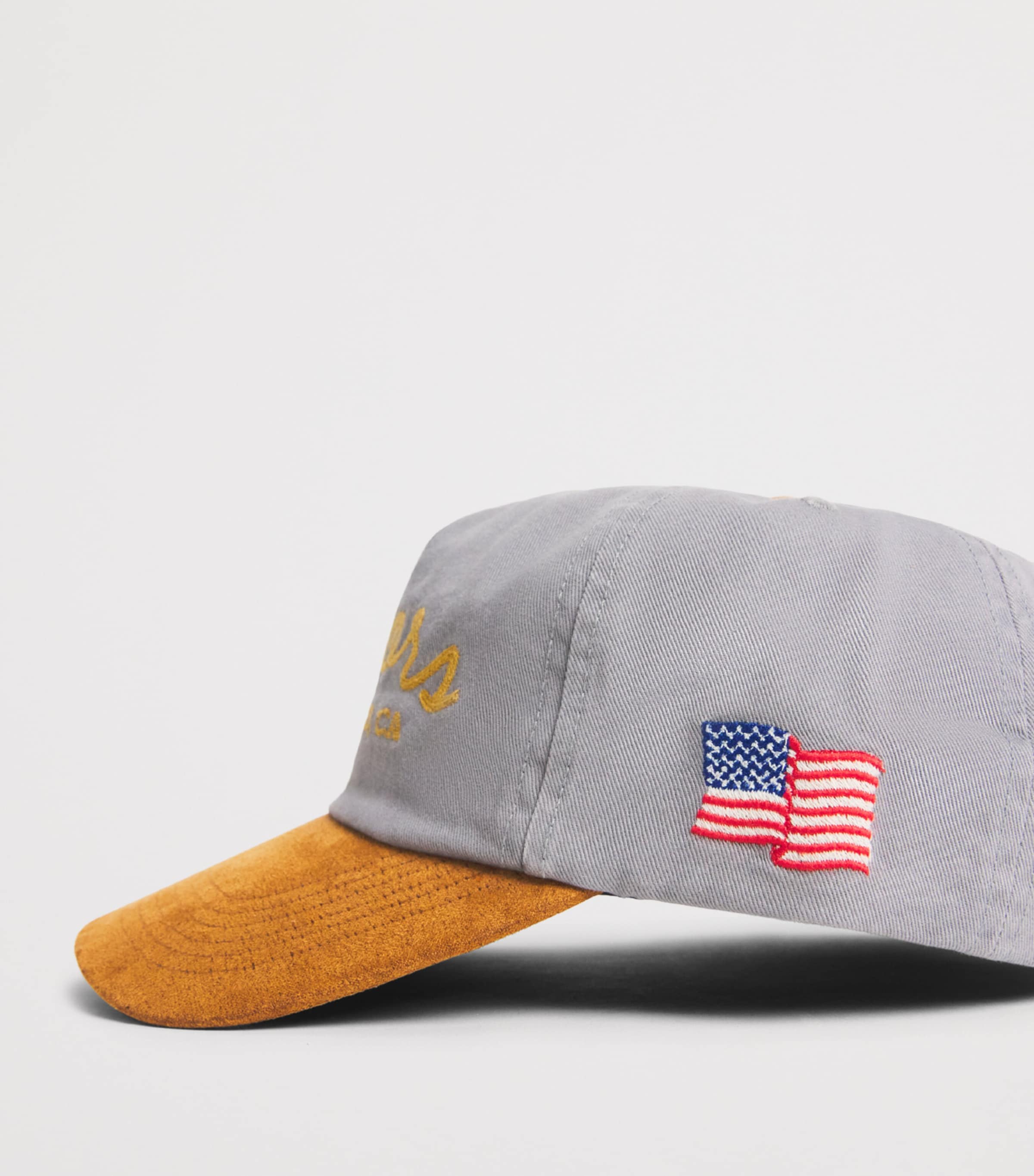 Cherry Los Angeles Cotton Motors Cap Charcoal Image 4