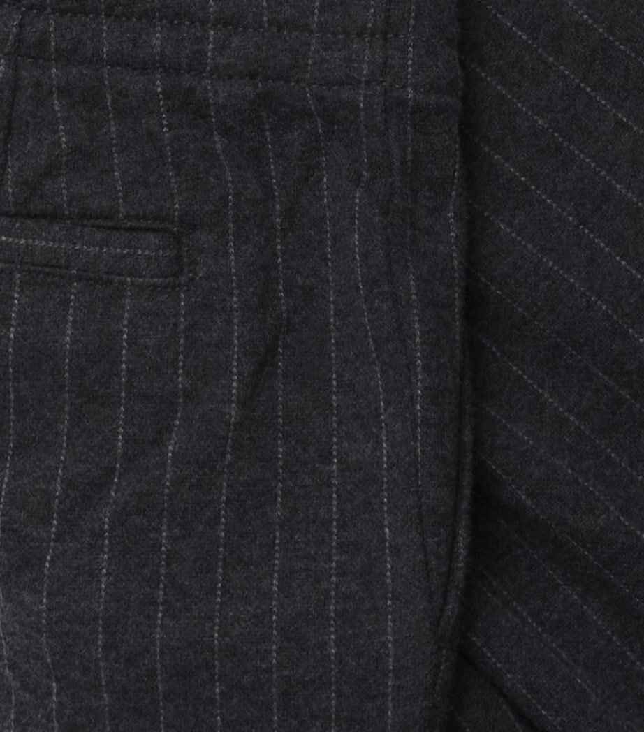 Wool Stripe Trousers (2-7 Years) NAVY/STRIP Image 3