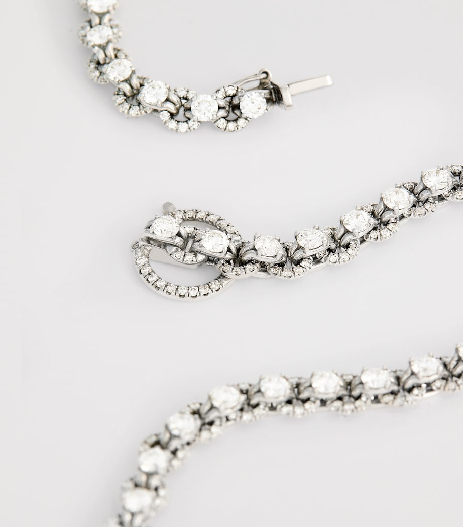 White Gold and Diamond Lumia Necklace WHITE GOLD Image 3